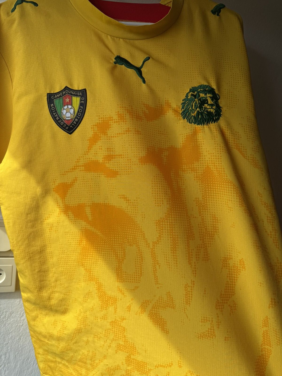 Puma × Vintage Vintage Cameroon Puma 2006 World Africa Cup Away L Soccer Size US L / EU 52-54 / 3 - 15 Thumbnail