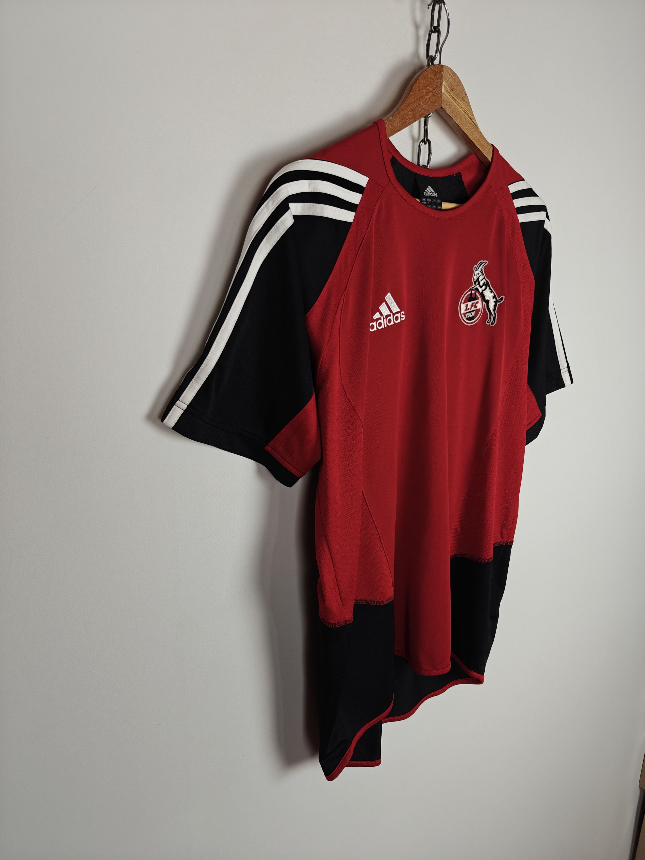 Adidas Adidas FC Koln Football Jersey T-Shirt Red Black S Size US S / EU 44-46 / 1 - 4 Thumbnail