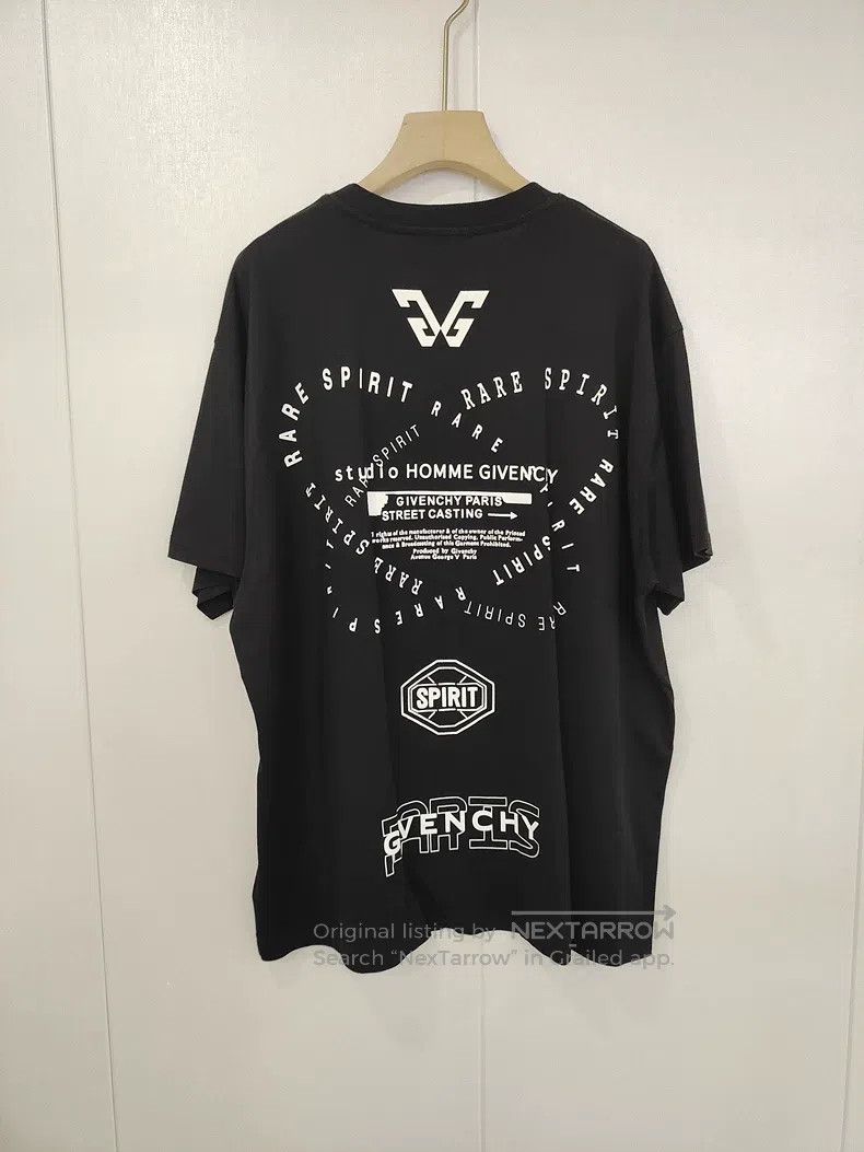 Givenchy Givenchy New Pattern Letter Short Sleeve T-shirt Black Size US M / EU 48-50 / 2 - 2 Thumbnail