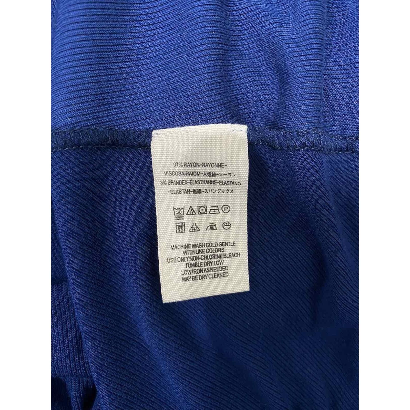 Free People Free People Women's Textured Knit Top Blue Size M A003310 Size M / US 6-8 / IT 42-44 - 6 Thumbnail