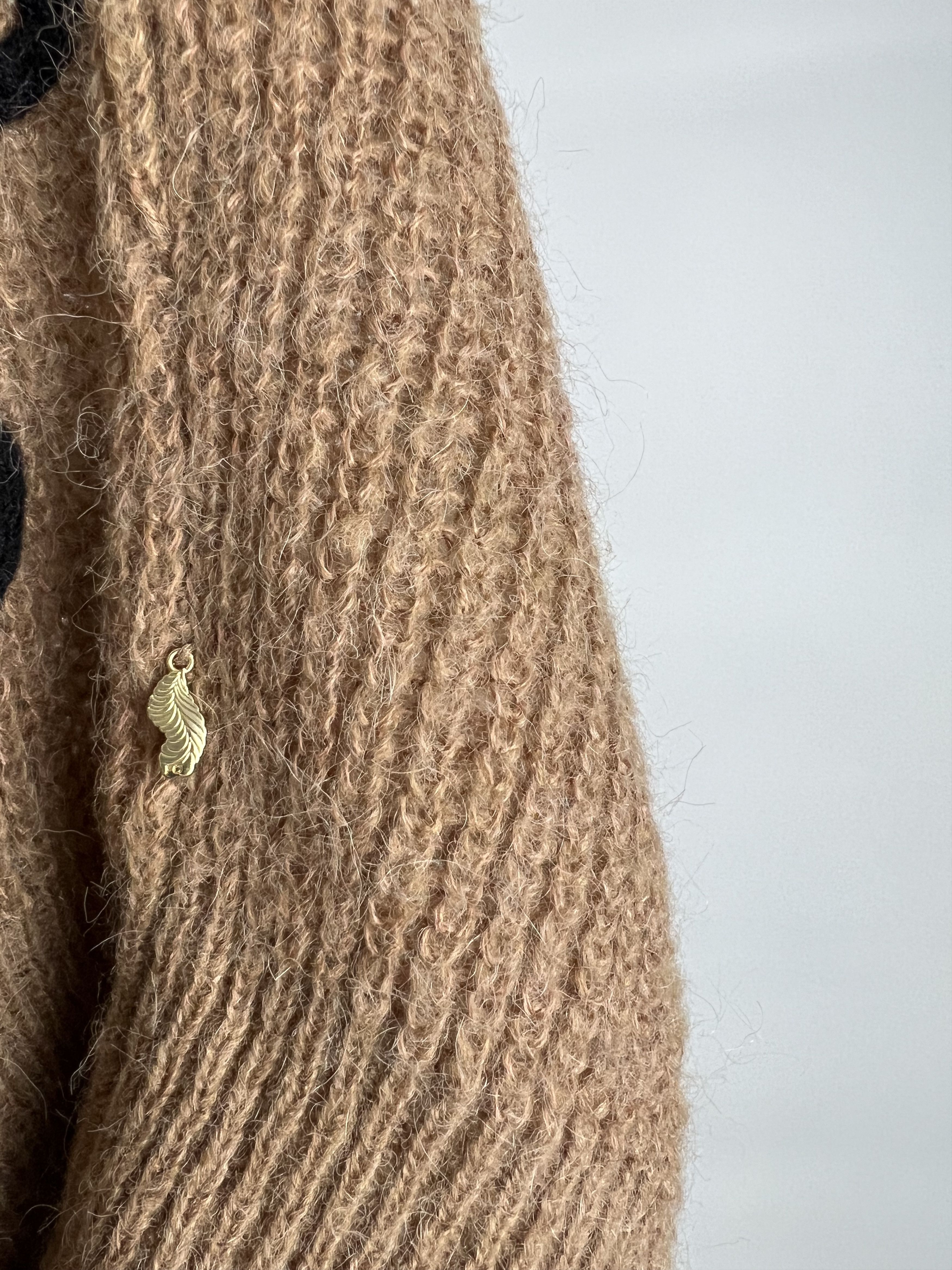 Designer Fabienne Chapot Wool Alpaca Turtleneck Sweater Size M Size M / US 6-8 / IT 42-44 - 10 Thumbnail
