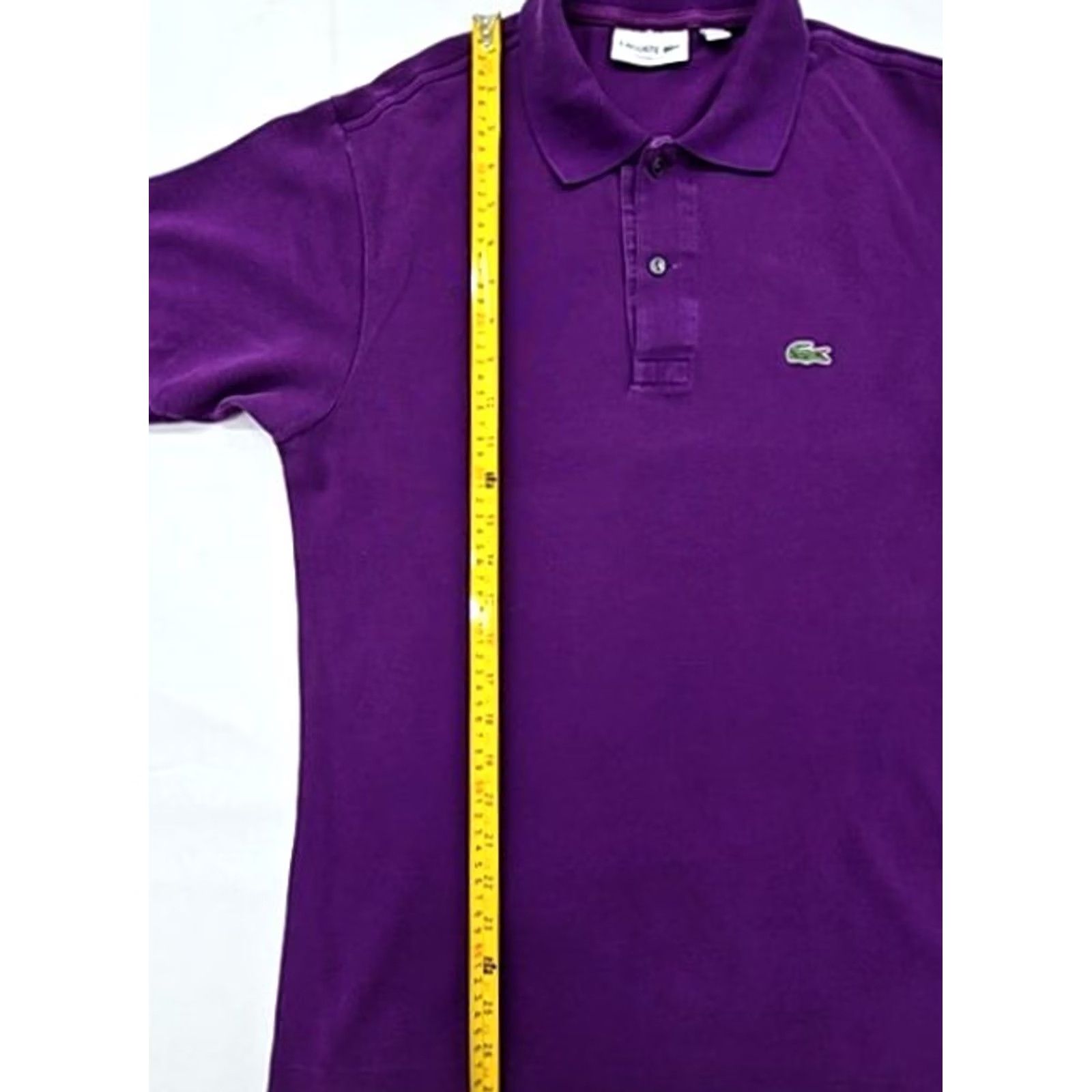 Lacoste Lacoste Polo Shirt Mens M Purple Cotton Pique Short Sleeve Classic Fit Shirt Size US M / EU 48-50 / 2 - 5 Thumbnail