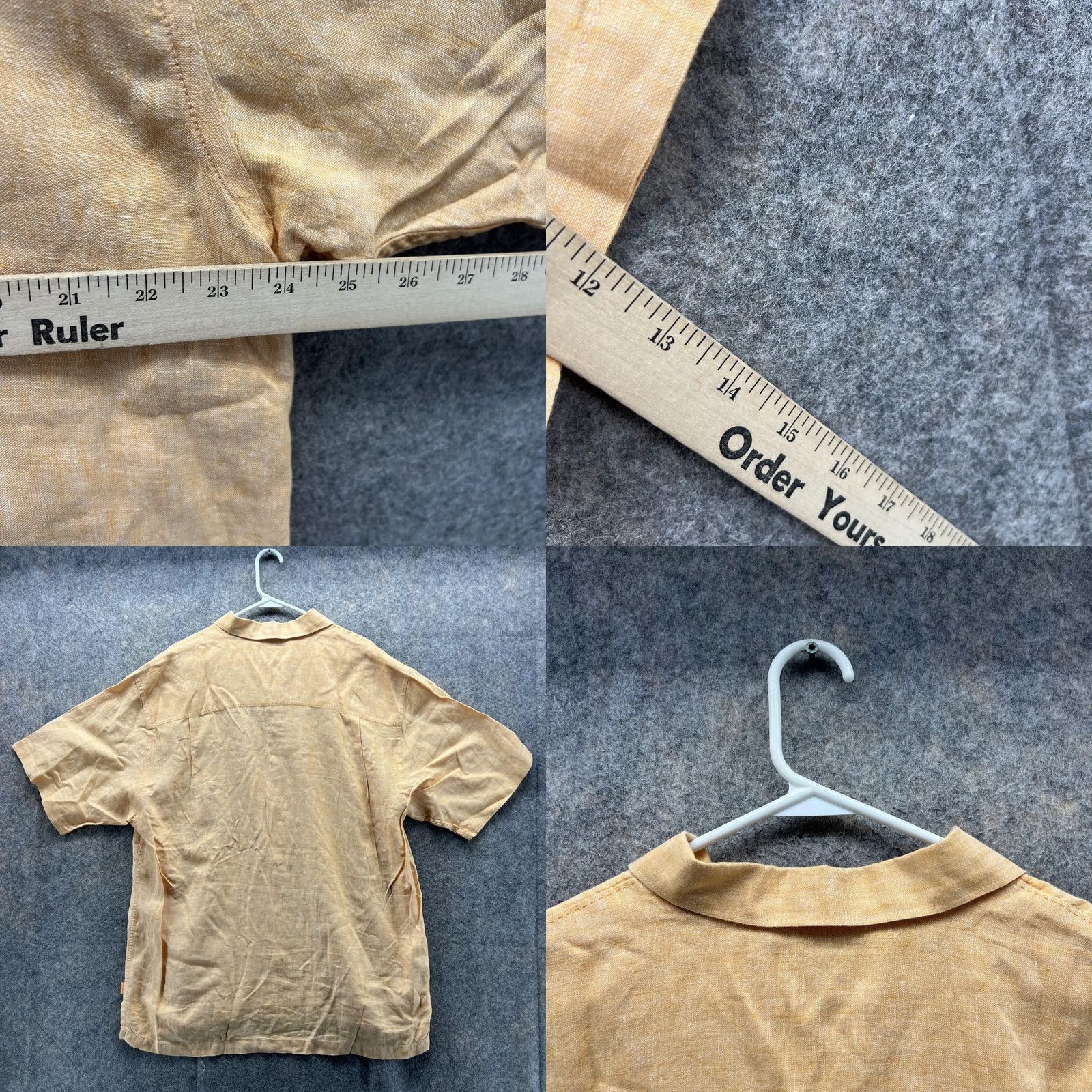 Tommy Bahama VINTAGE? Tommy Bahama Shirt Men XL Orange Casual Button Down Linen Relax XL Size US XL / EU 56 / 4 - 8 Thumbnail