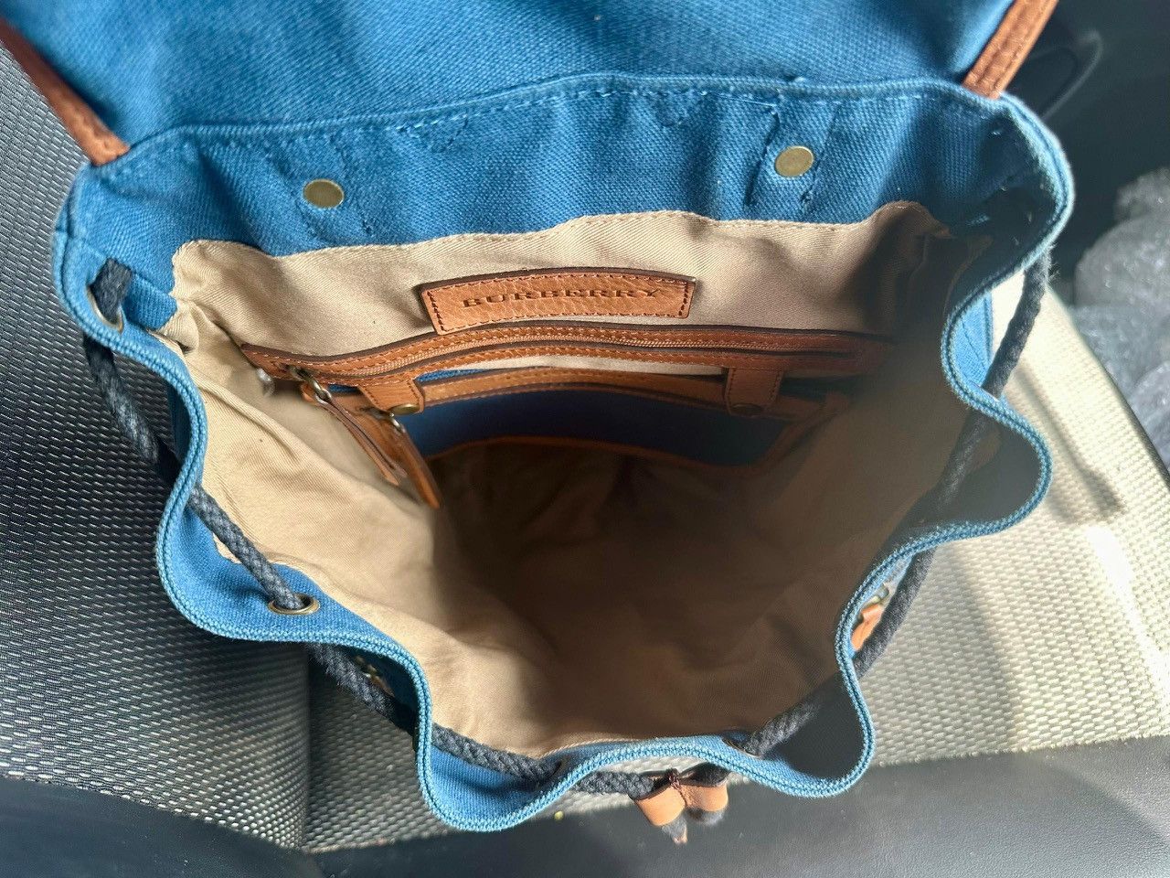 Burberry Authentic Burberry Check Tactical Nylon Small Rucksack Size ONE SIZE - 4 Thumbnail