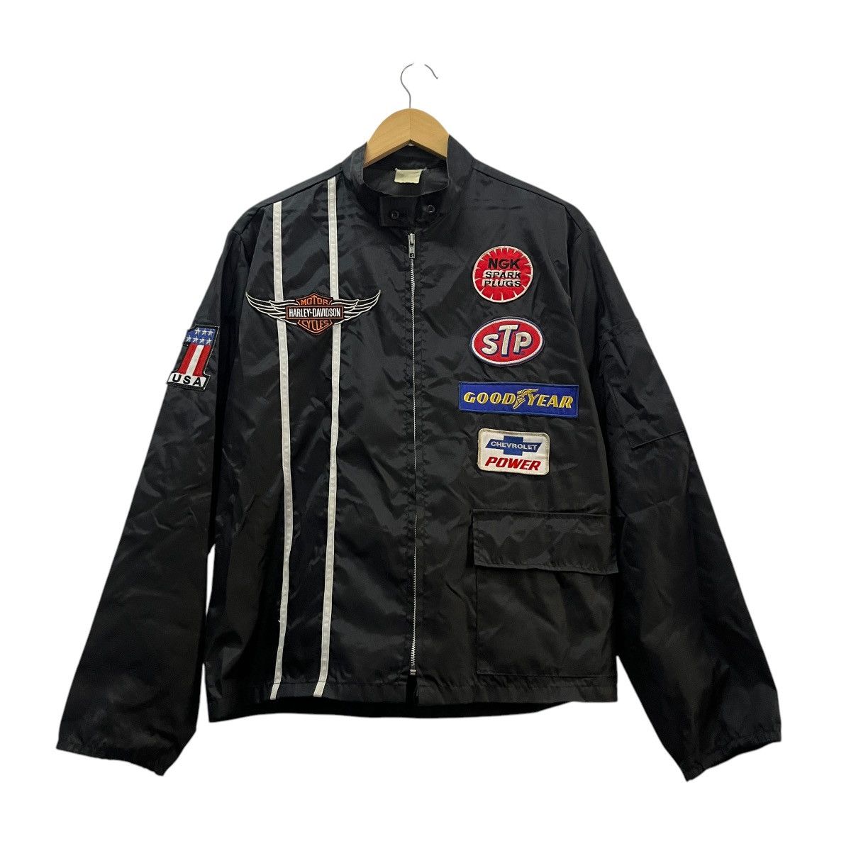 Vintage Vintage 90s Racing Motorsport Jacket Size US L / EU 52-54 / 3 - 1 Thumbnail
