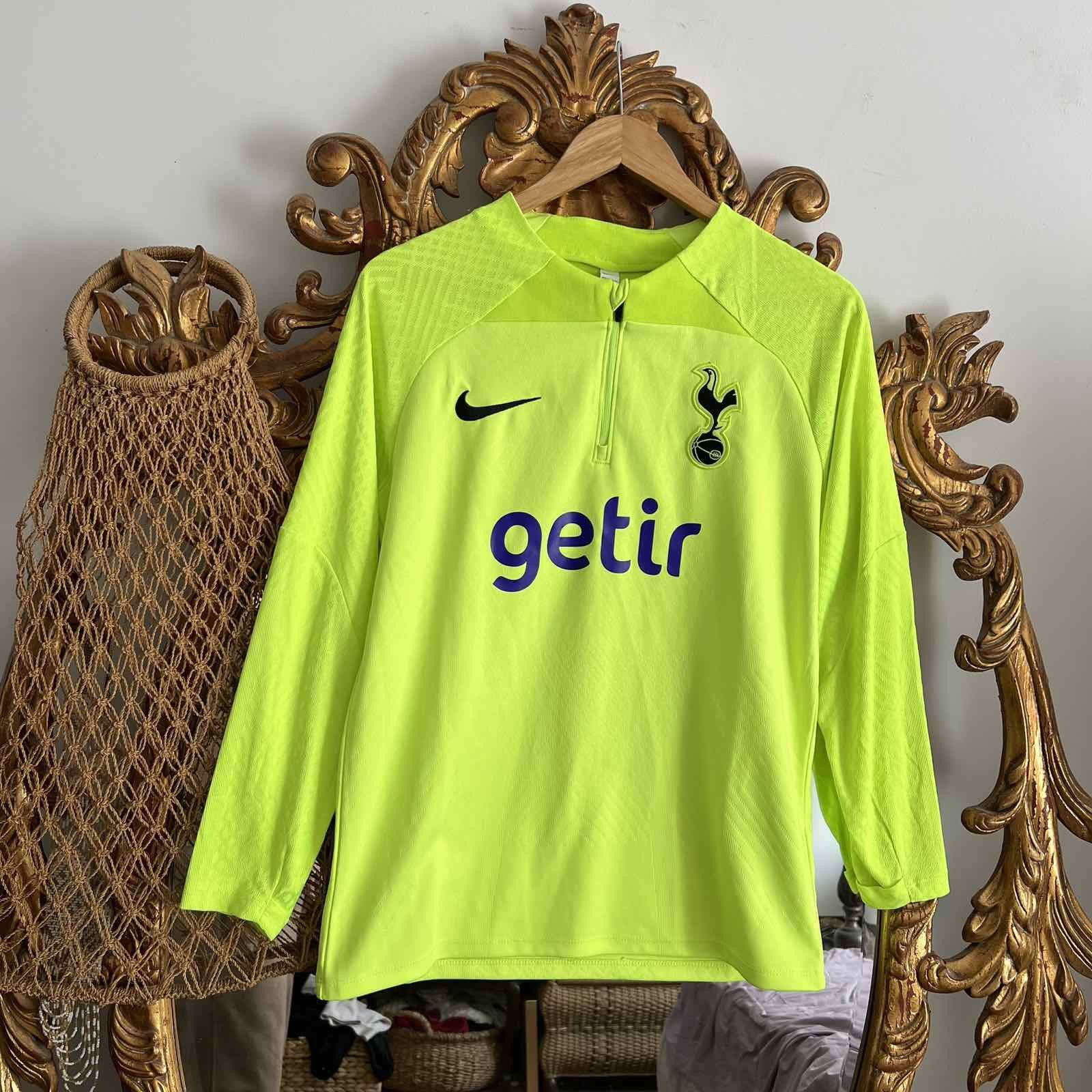 Nike Tottenham Hotspur Jersey 2022 Neon Football tee Sz S