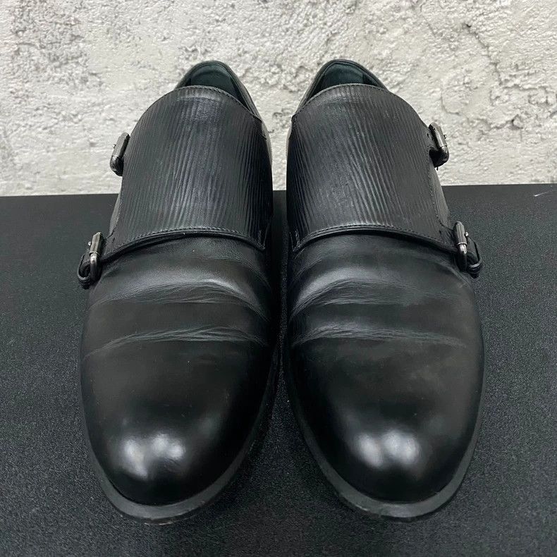 Louis Vuitton louis vuitton black leather shoes-2507 Size US 6 / EU 39 - 6 Thumbnail
