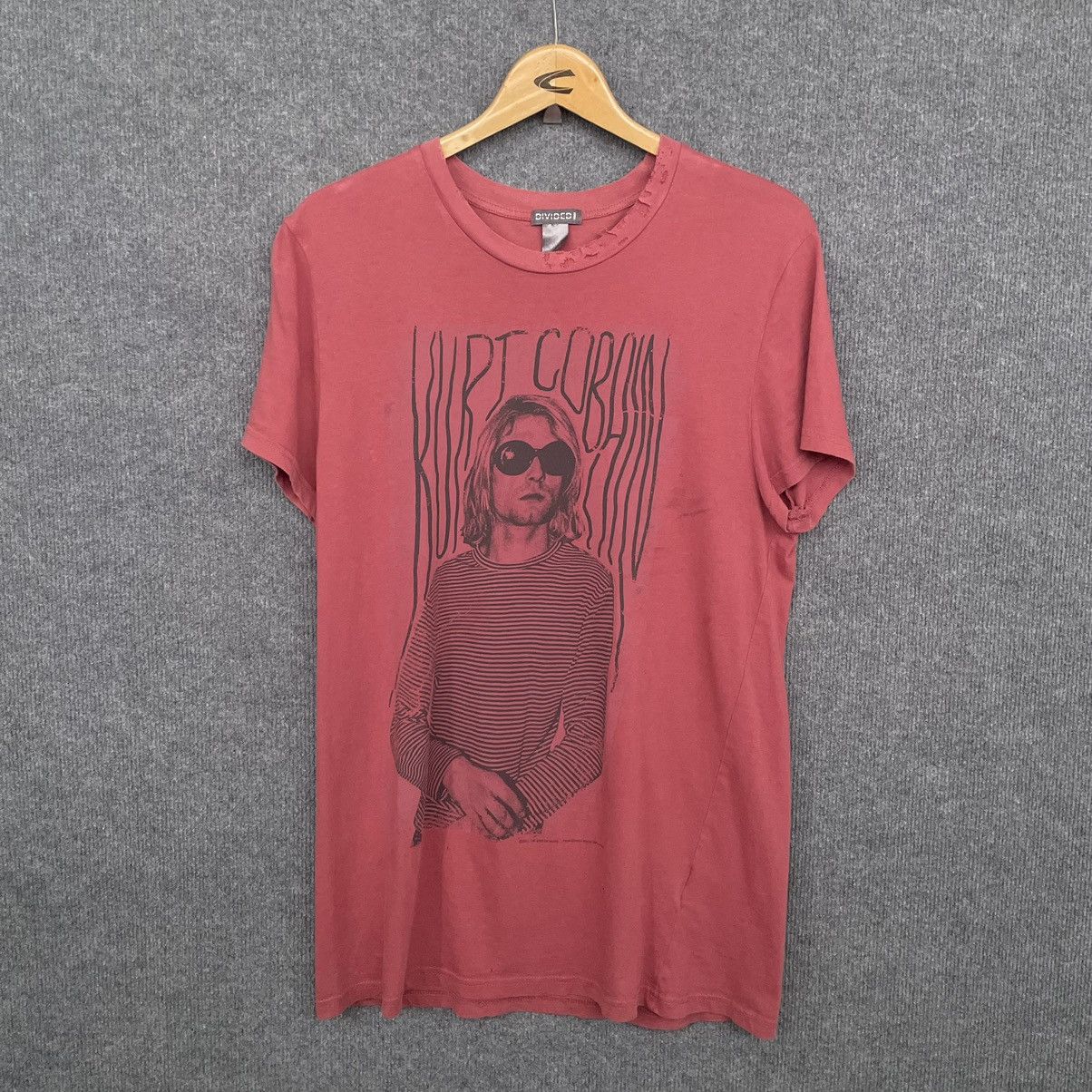 Band Tees × Nirvana Y2K Kurt Cobain Distressed T Shirt Size M / US 6-8 / IT 42-44 - 1 Thumbnail
