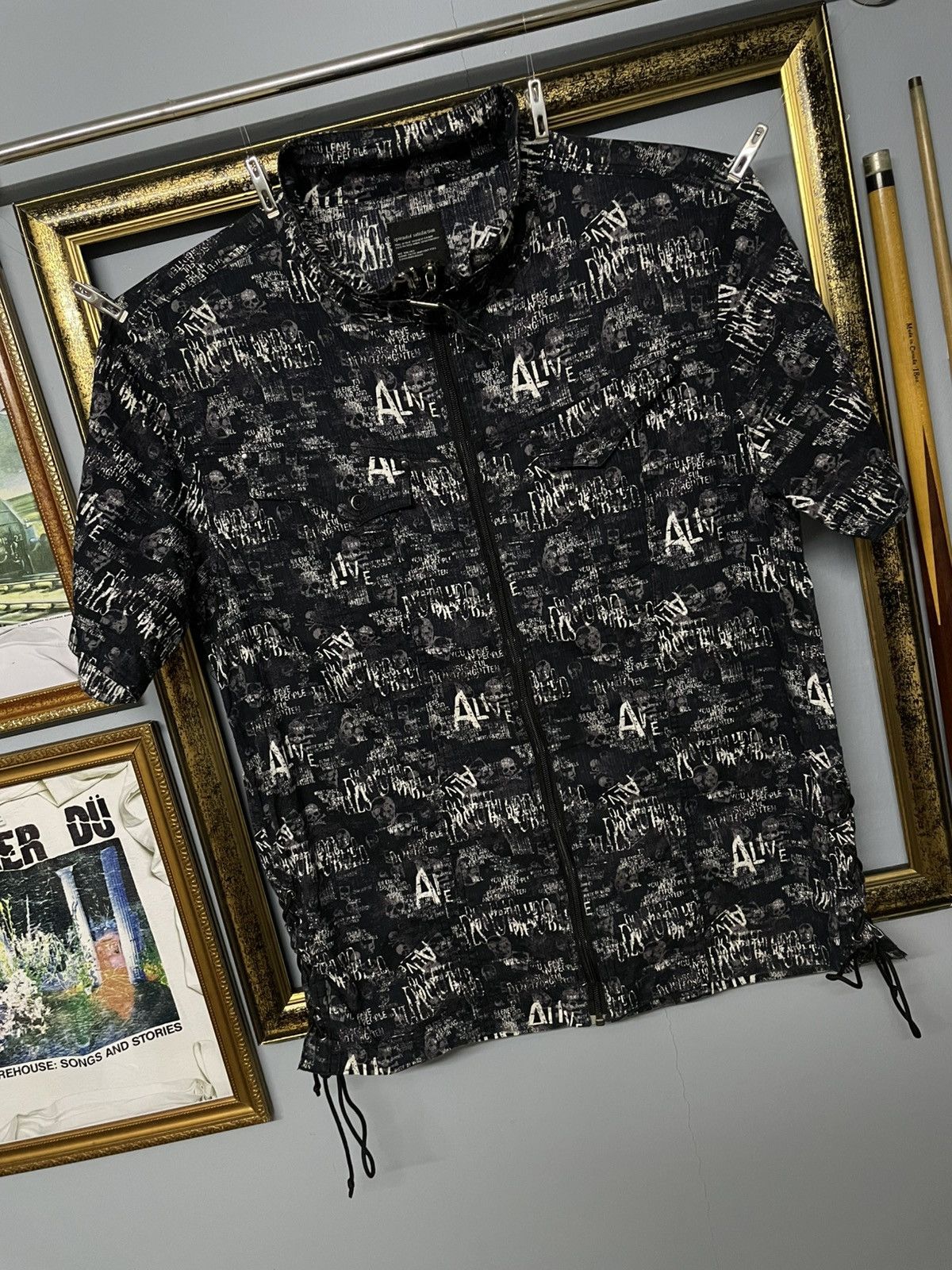Japanese Brand Vintage 90s Japan Designer Splendid Satisfaction Punk Skull Size US M / EU 48-50 / 2 - 2 Thumbnail