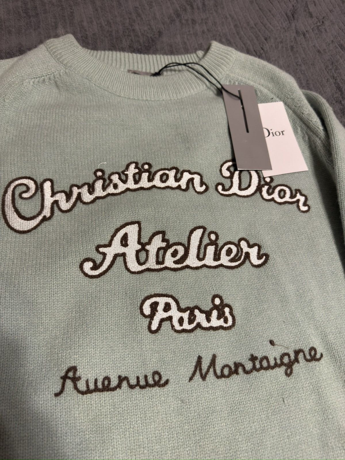 Christian Dior Monsieur Christian Dior Homme Teal Blue Wool Size M Made in Italy Size US M / EU 48-50 / 2 - 2 Thumbnail