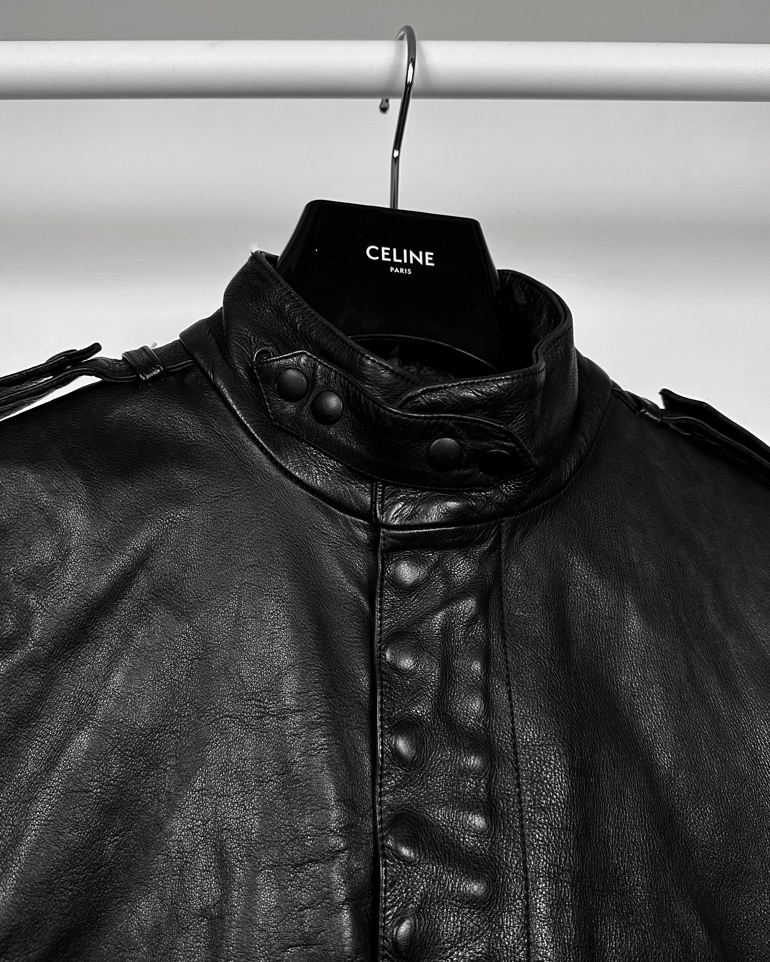 Dior Dior Homme Luster Zipper Sleeves Leather Bomber Jacket Size US M / EU 48-50 / 2 - 10 Thumbnail