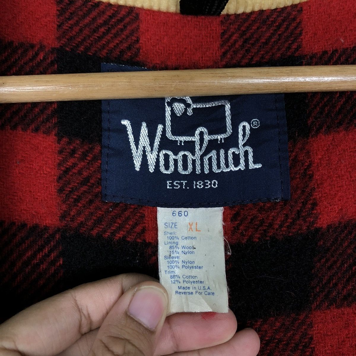 Vintage 🔥VINTAGE 60’s CHORE JACKET WOOLRICH USA BLANKET LINING Size US XL / EU 56 / 4 - 17 Thumbnail