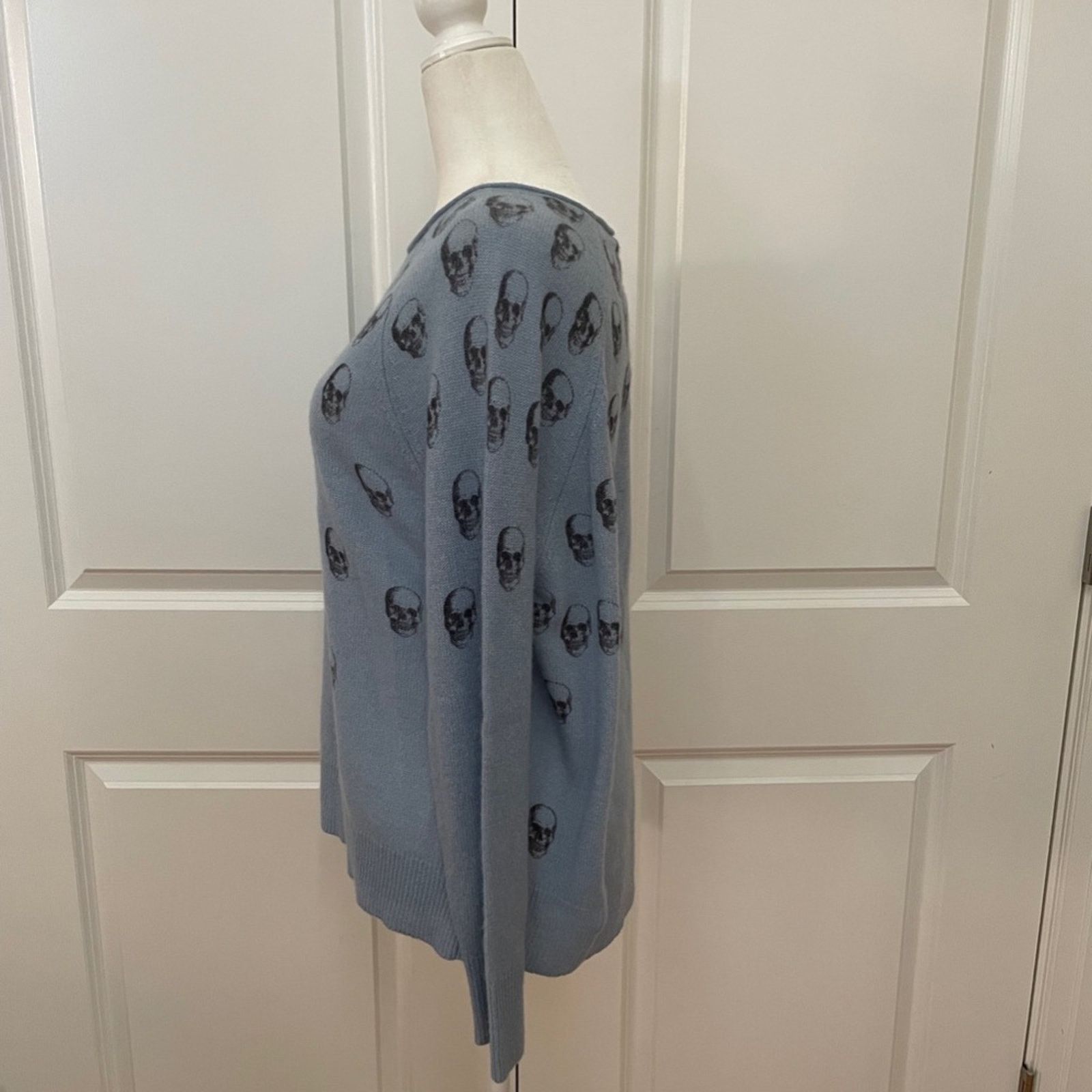 360Cashmere Amie Skull Cashmere Sweater from 360 cashmere Size S / US 4 / IT 40 - 7 Thumbnail