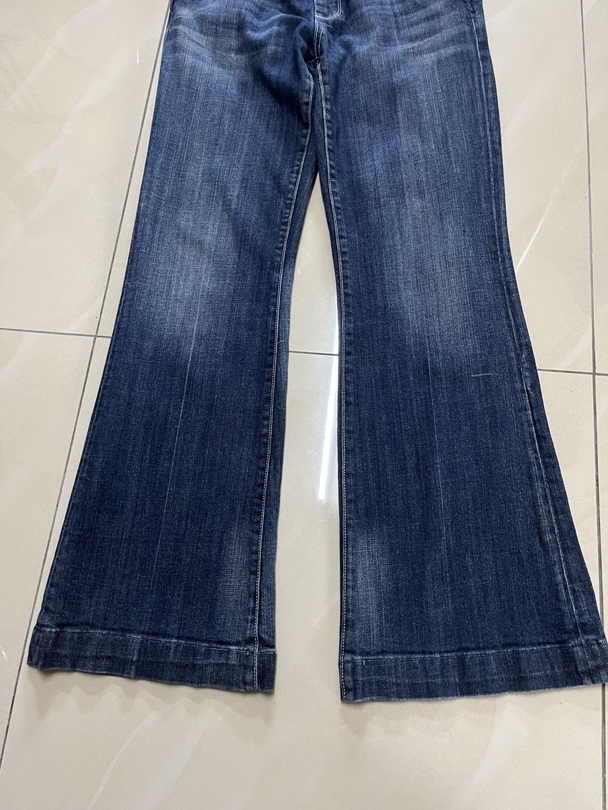 JNCO Flare Jeans Vigoss brand baggy distressed faded wideleg Size US 34 / EU 50 - 5 Thumbnail