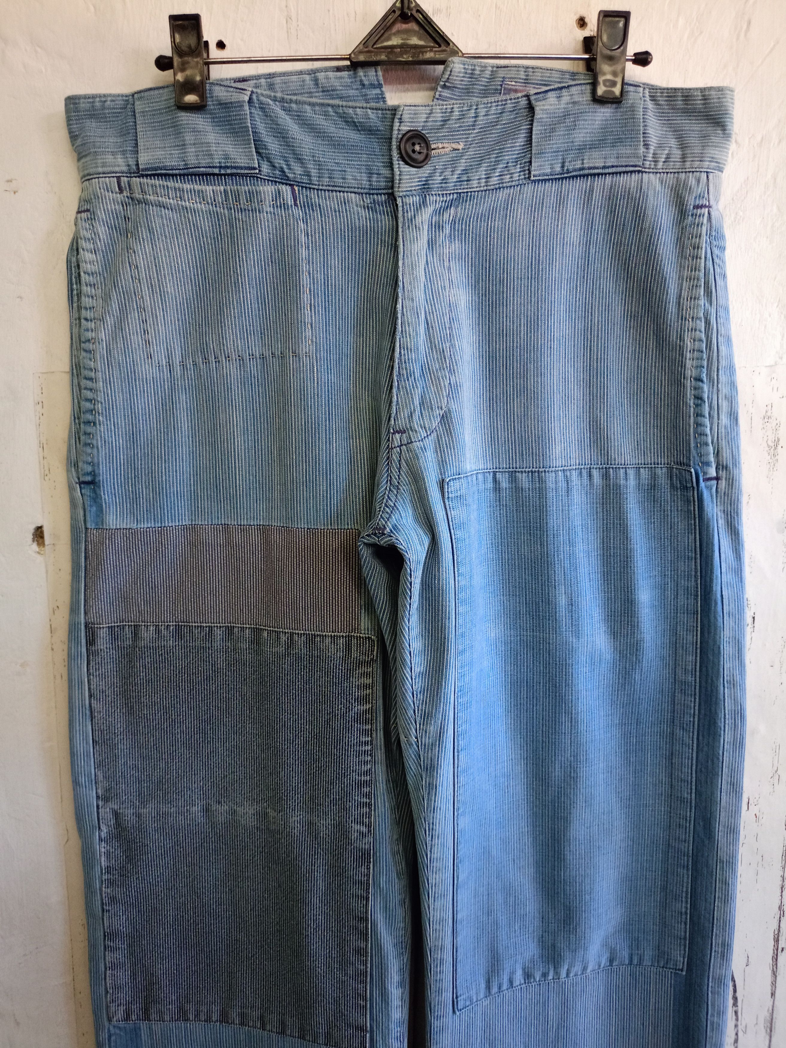 Blue Blue Japan Blue blue patworck Hikory pants Size US 30 / EU 46 - 3 Thumbnail