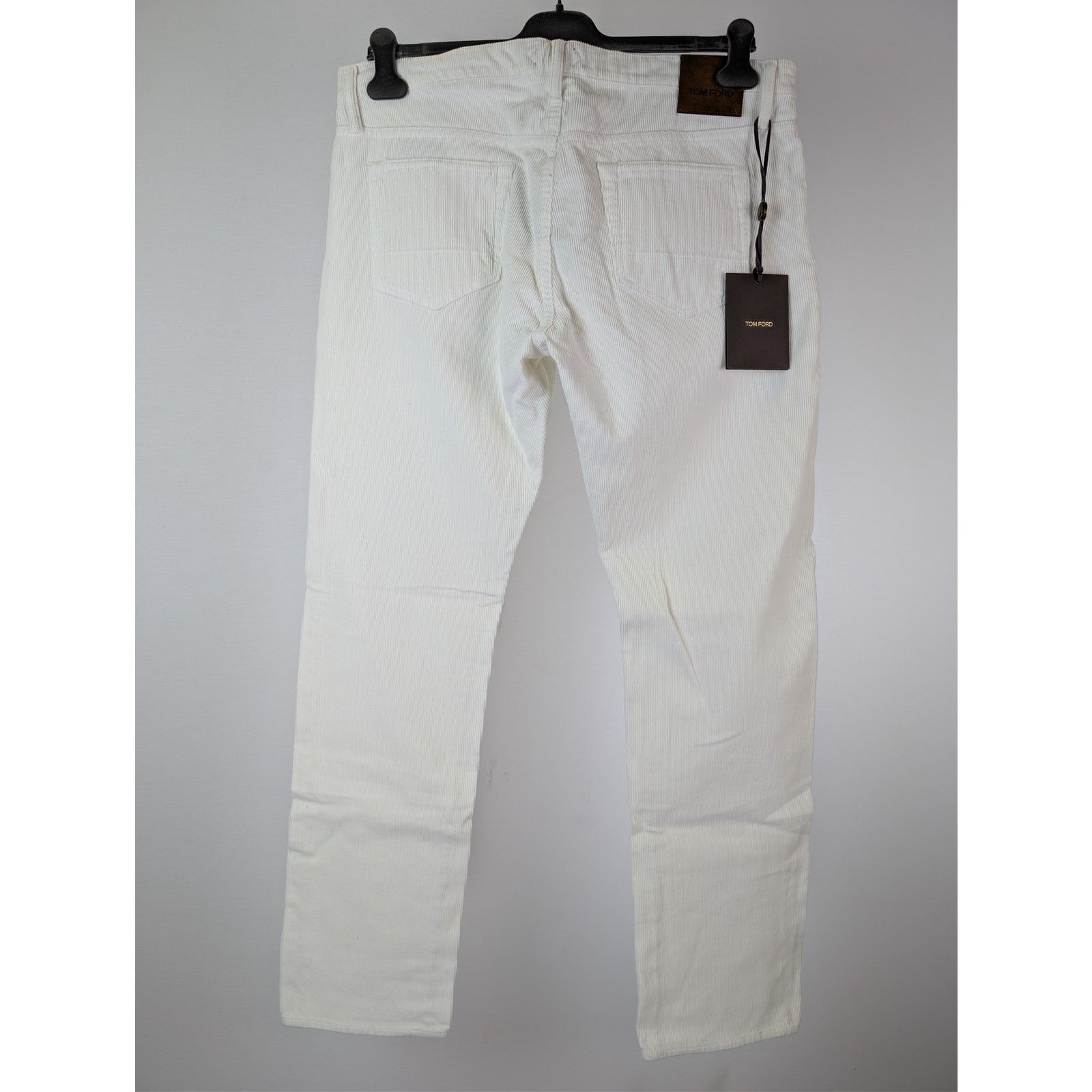 Tom Ford o1rshd1 Straight Fit Denim Jeans in White Size US 34 / EU 50 - 10 Thumbnail