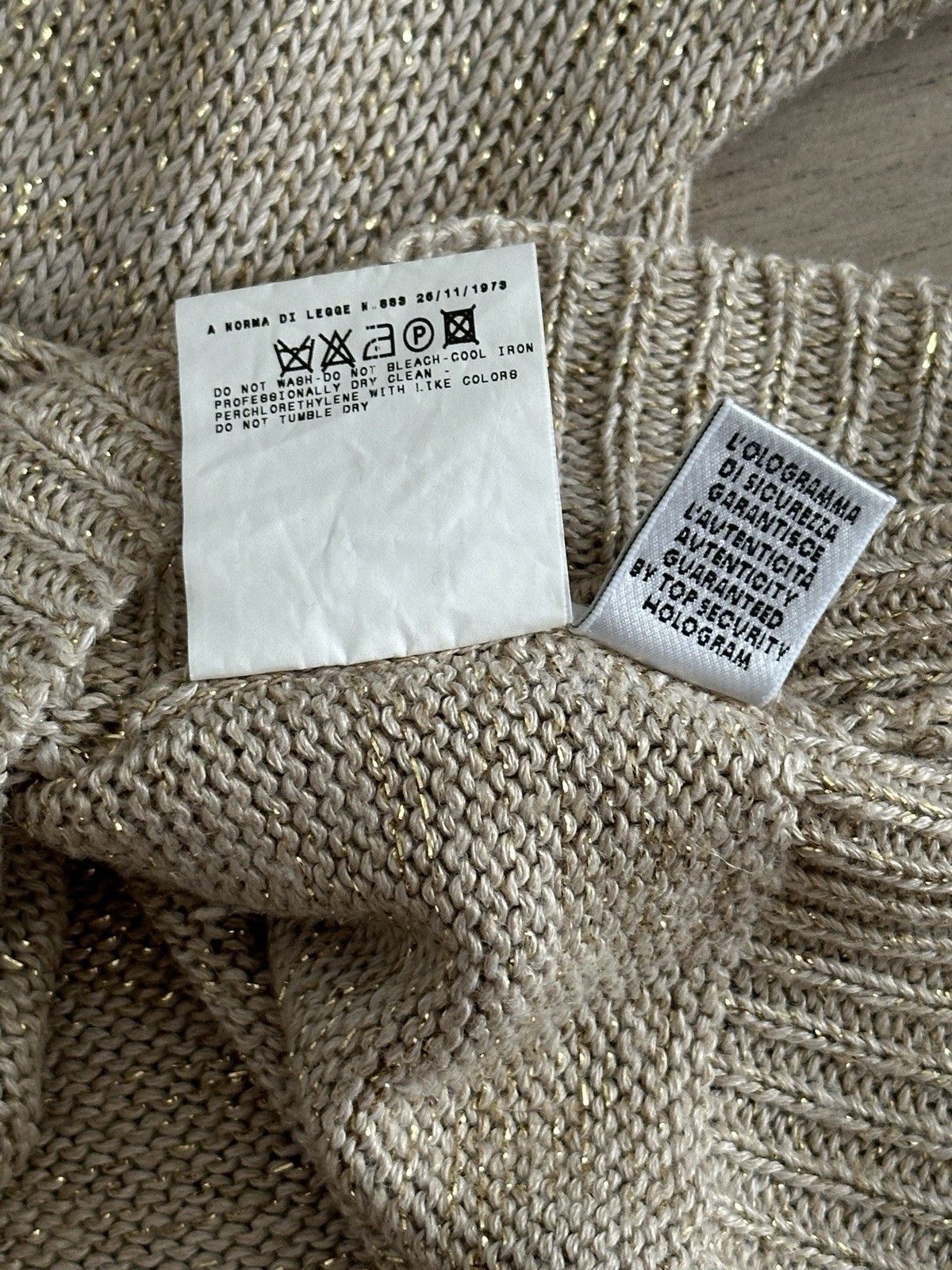Dolce & Gabbana D&G Dolce&Gabbana Viscose Linen Knit Top Sweater Size L Size L / US 10 / IT 46 - 12 Thumbnail