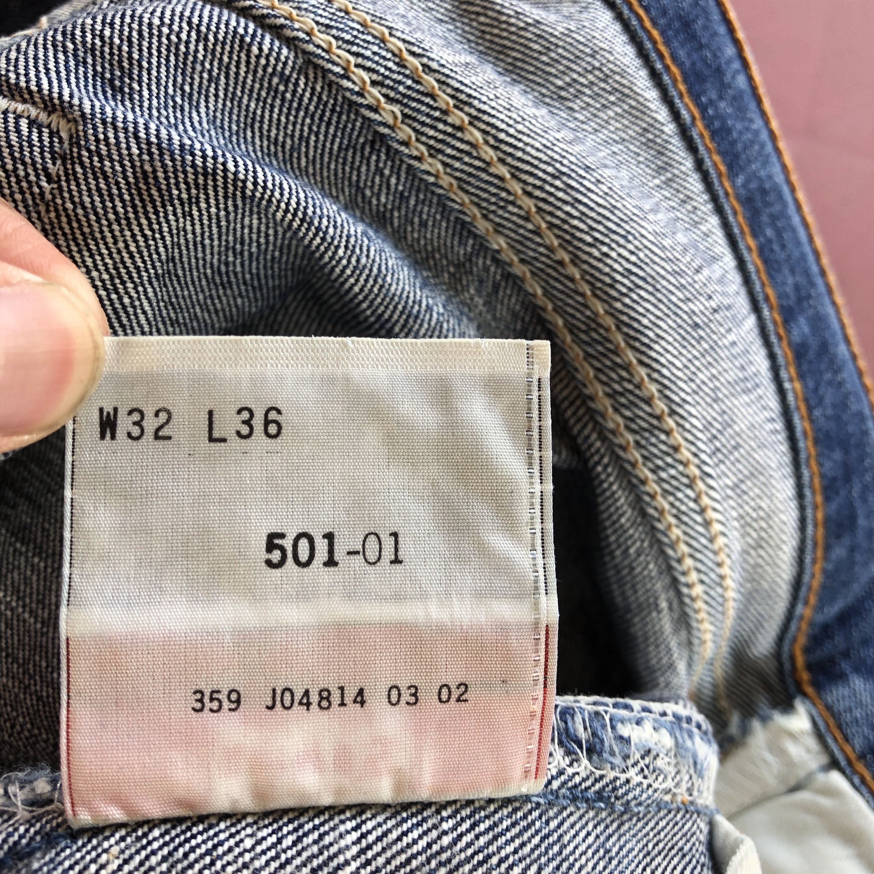 Levi's Vintage 90s Levis 501 Jeans Faded Levi's Distressed Denim Size US 30 / EU 46 - 10 Thumbnail