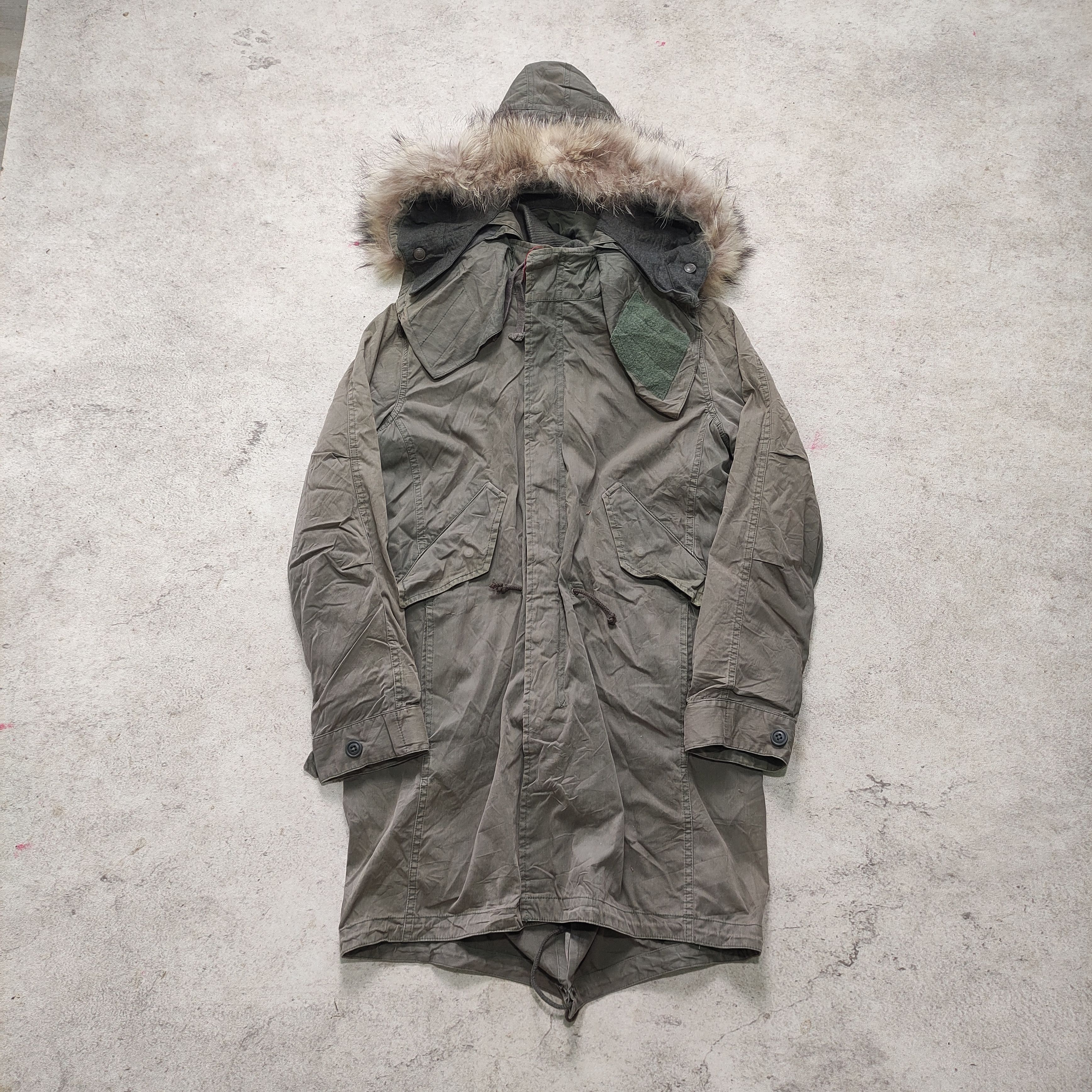 Le Grande Bleu (L.G.B.) Nano Universe Fishtail “Wizard” Fur Parka style G.O.A Size US M / EU 48-50 / 2 - 3 Thumbnail