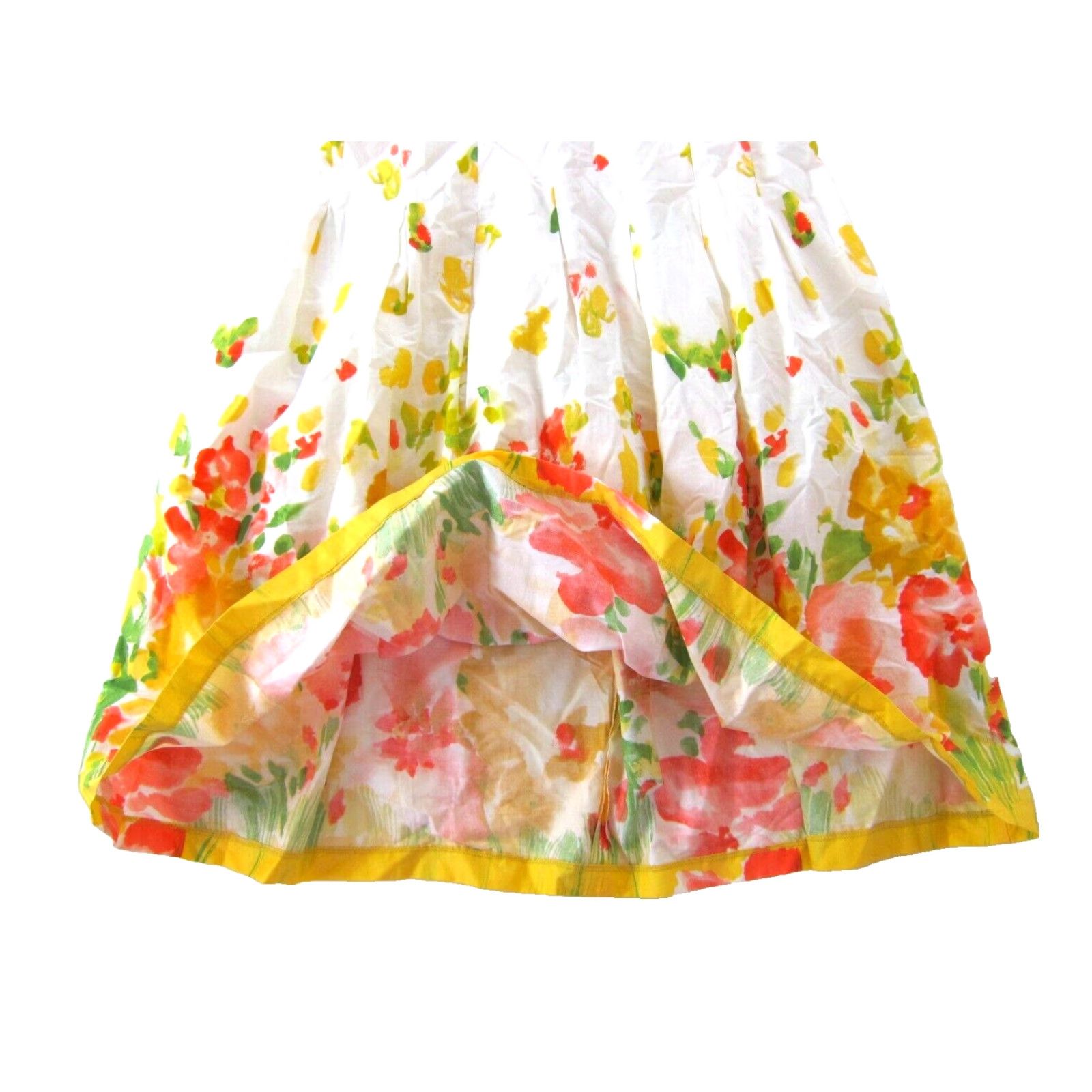Vintage VINTAGE R&K Cotton Yellow Orange Green Floral Sheath Tank Sun Dress Women Size 8 Size M / US 6-8 / IT 42-44 - 7 Thumbnail