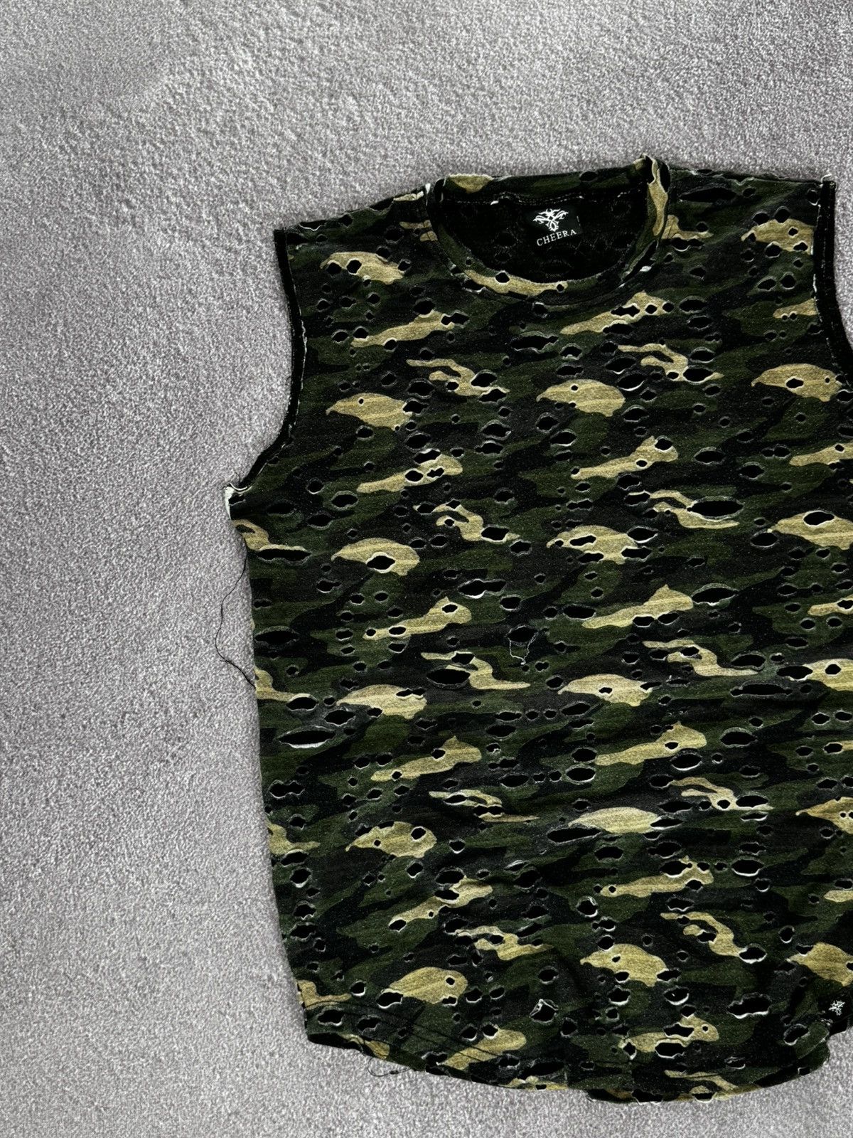 Japanese Brand Japanese Vibe Y2K Distressed Biker Tank Top Shirt Size M / US 6-8 / IT 42-44 - 4 Thumbnail