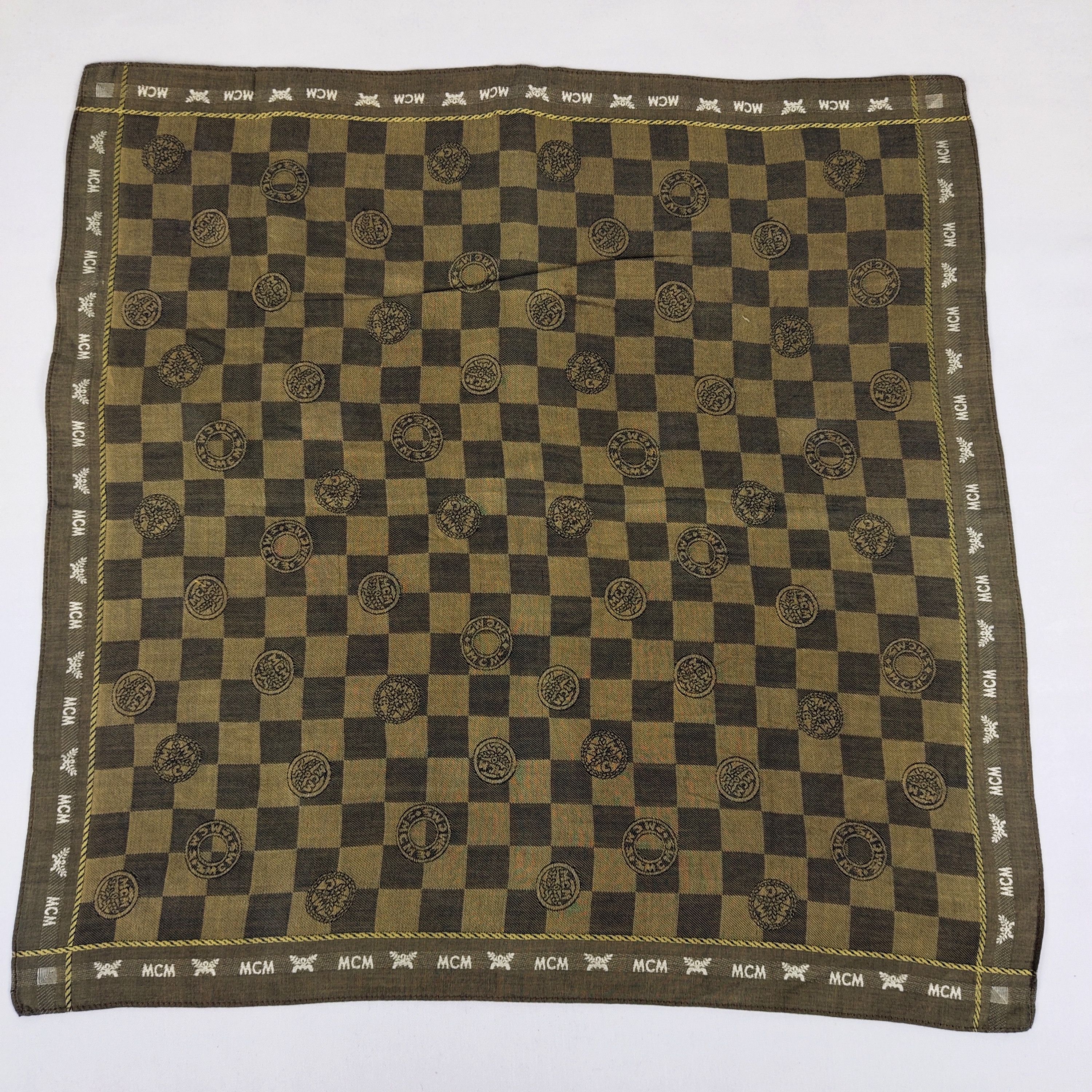 MCM × Vintage MCM Handkerchief / Neckerchief / Bandana FZ708 Size ONE SIZE - 3 Thumbnail