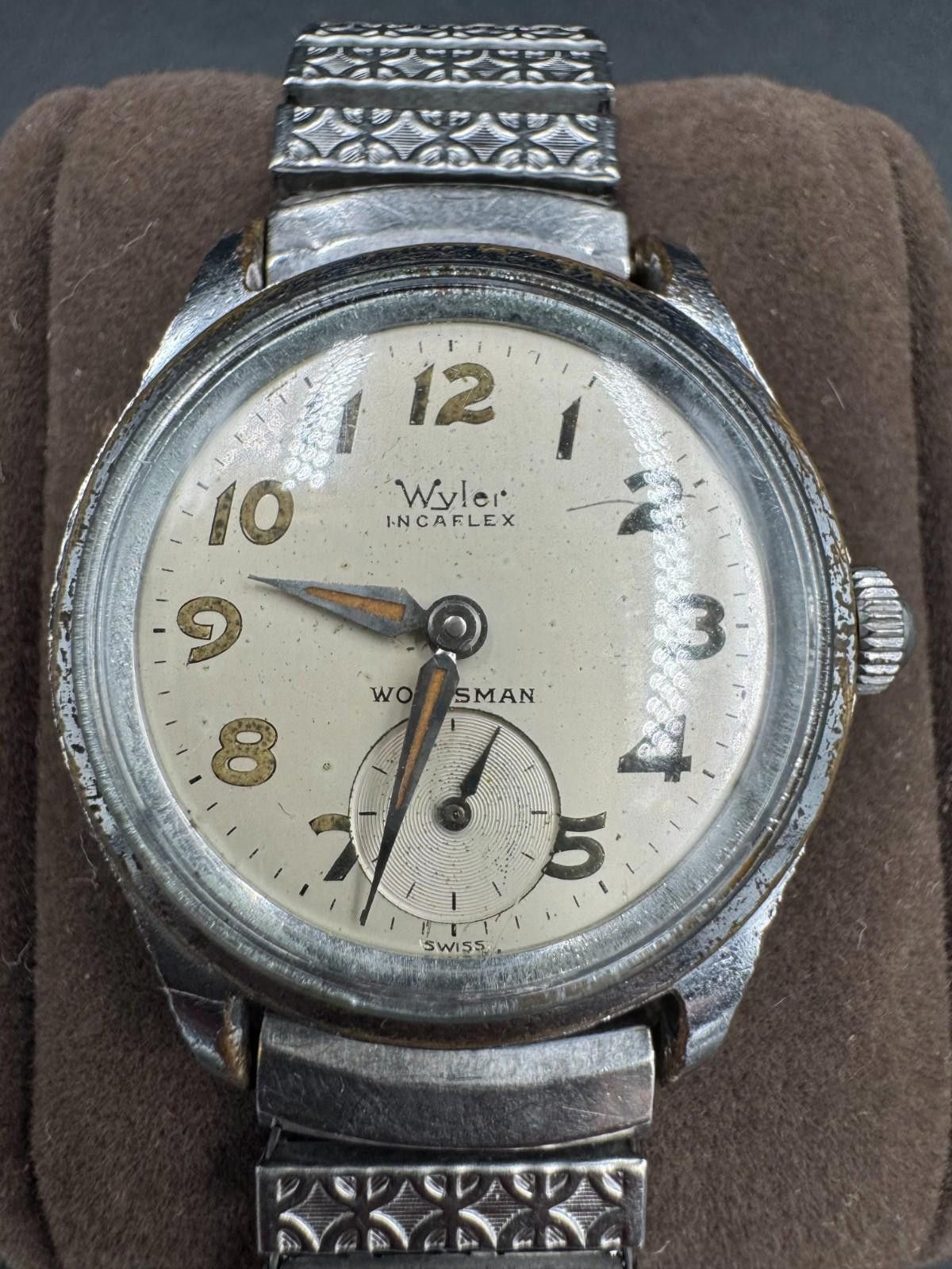 Other Vintage Wyler Incaflex Woodsman Swiss Manual Wind Sub-Second Size ONE SIZE - 2 Thumbnail