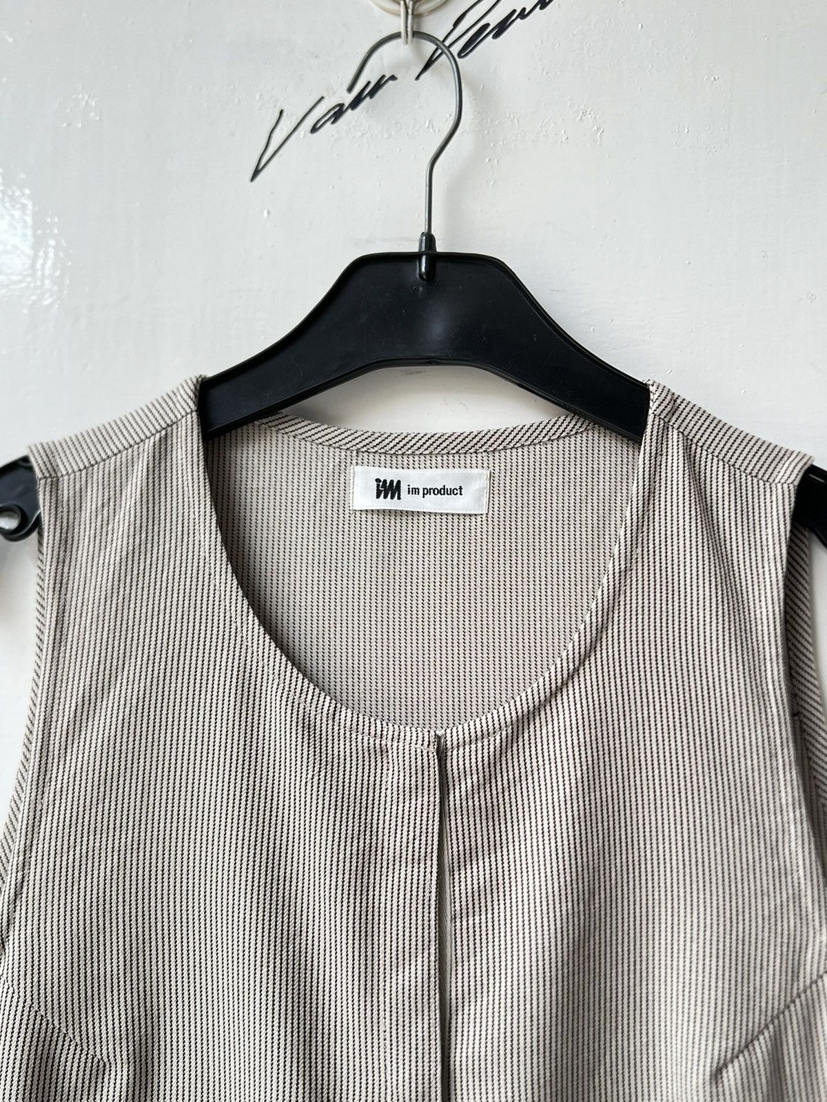Issey Miyake IM PRODUCT Issey Miyake Striped Sleeveless Dress Size S / US 4 / IT 40 - 20 Thumbnail