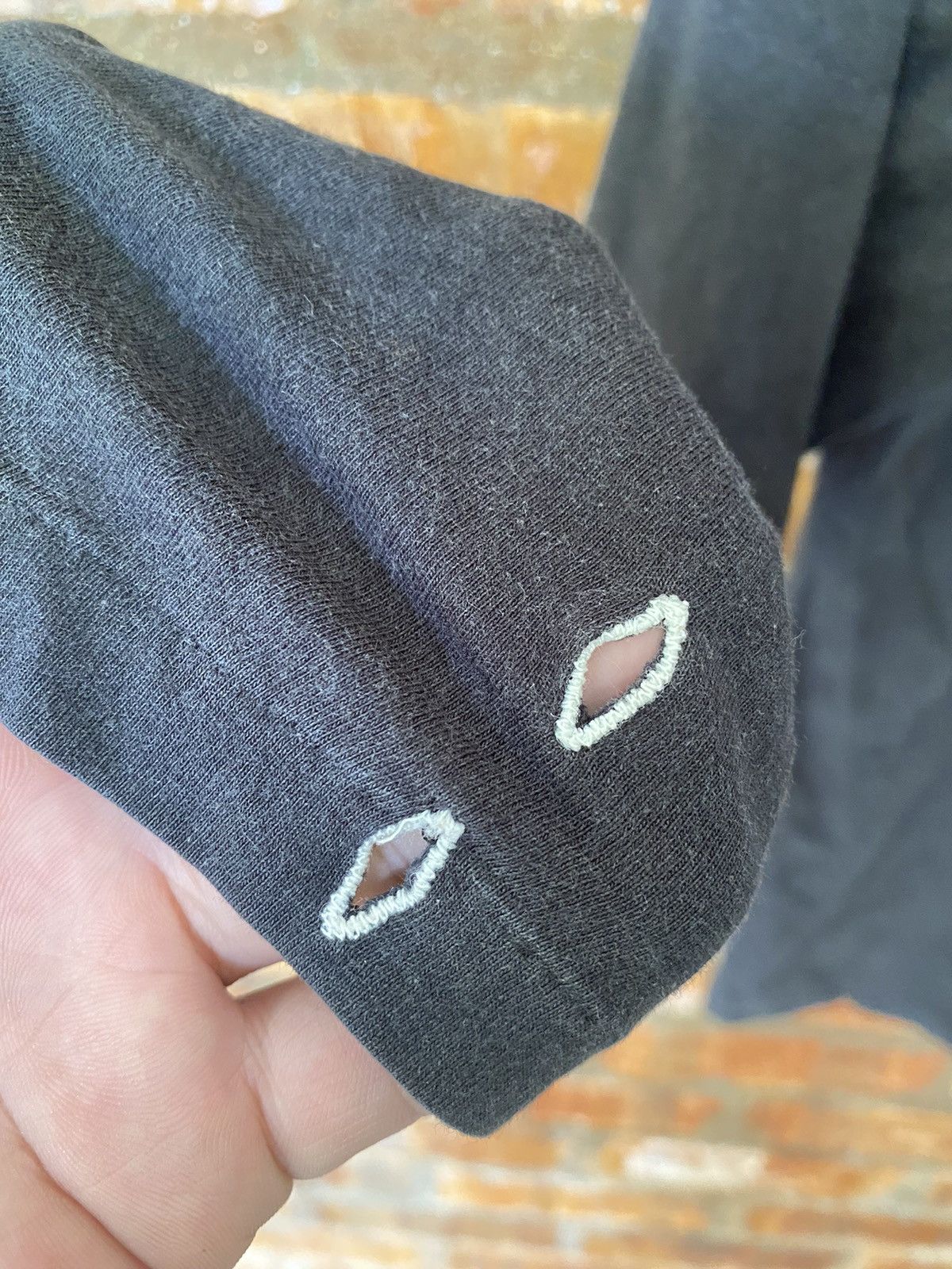 Japanese Brand 1990s MILK BOY spell Out Multi hole button sleeve Size US M / EU 48-50 / 2 - 8 Thumbnail
