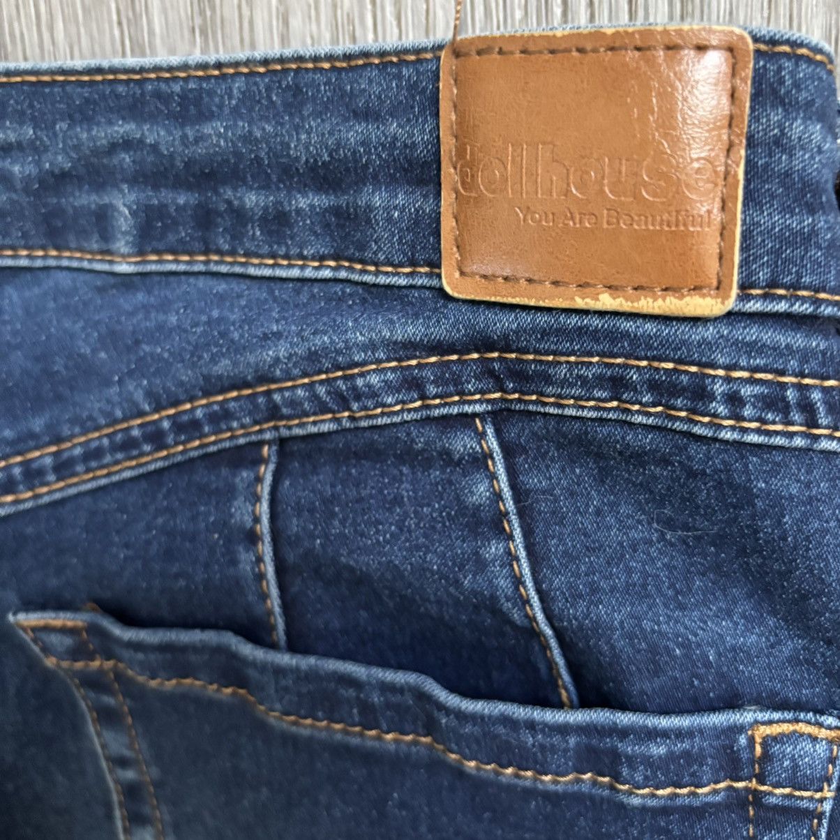 Other Dollhouse Hi-Rise Flare Jeans Front Seam 9/10 stretch Size 32" / US 10 / IT 46 - 7 Thumbnail