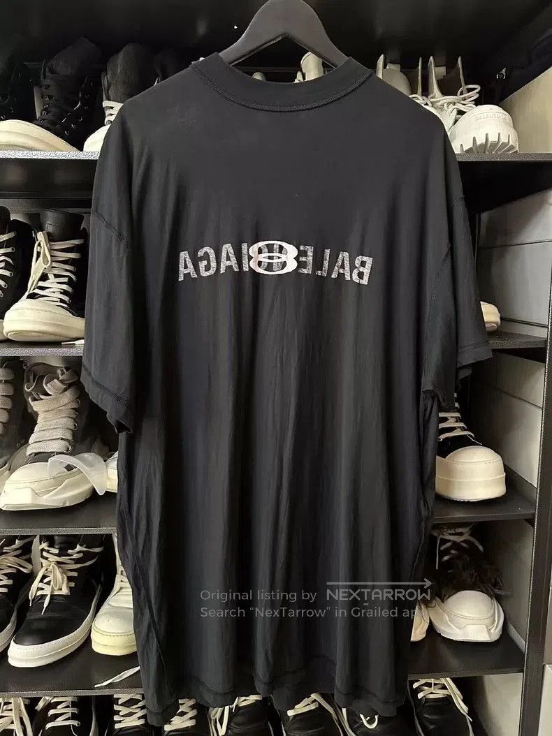 Balenciaga Balenciaga Double Ring Logo T. Size US M / EU 48-50 / 2 - 1 Thumbnail