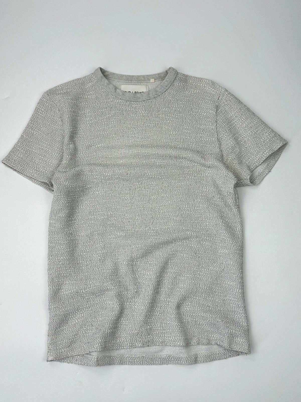 Our Legacy Our Legacy SS2016 Grey Cotton Layer Knit Tee Size US M / EU 48-50 / 2 - 1 Thumbnail