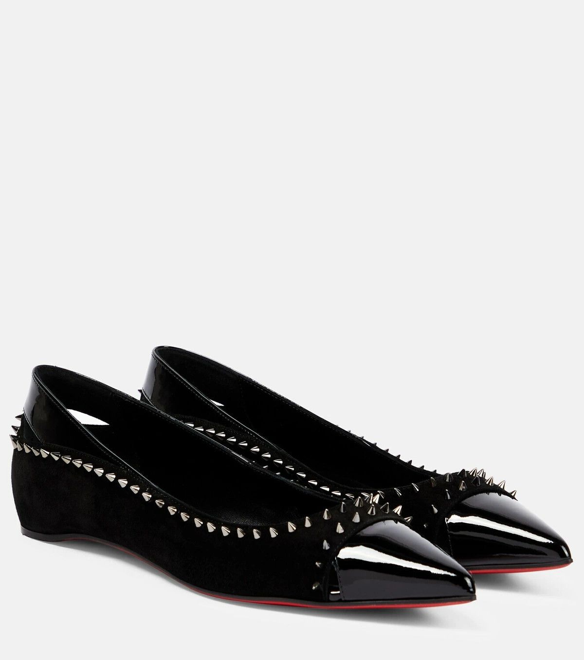 o1w1db10425 Flats in Black