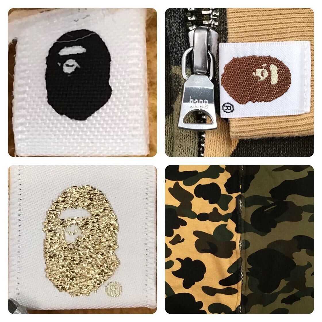Bape BAPE 1st camo green x 1st camo yellow separate shark hoodie Size US S / EU 44-46 / 1 - 10 Thumbnail