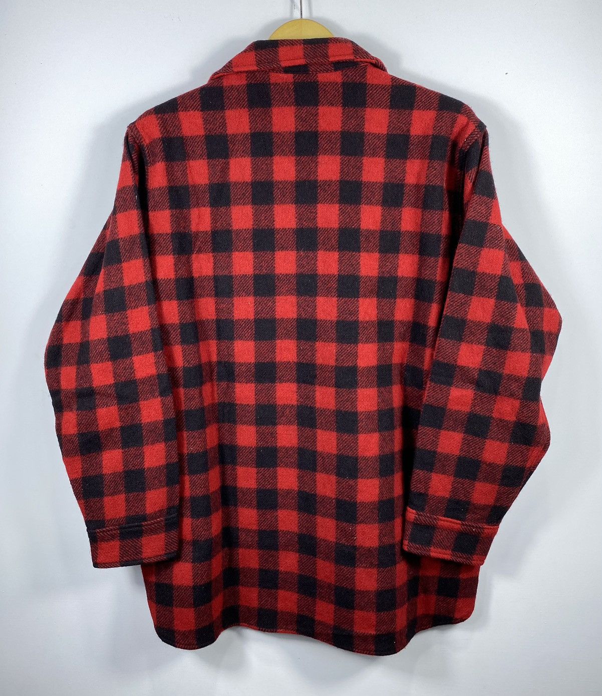 L.L. Bean × Vintage Vintage 60’s LL Bean Wool Flannel Shirt Size US L / EU 52-54 / 3 - 3 Thumbnail