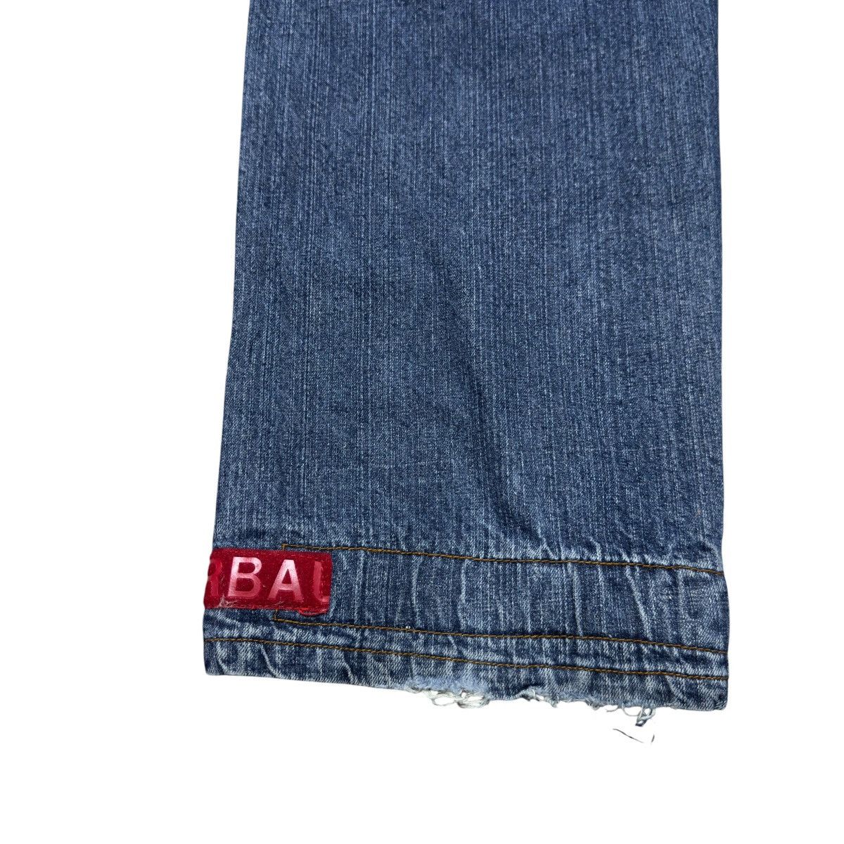 Marithe + Francois Girbaud Marithe Francois Girbaud Velcro Strape Denim Baggy Jeans Size US 36 / EU 52 - 14 Thumbnail