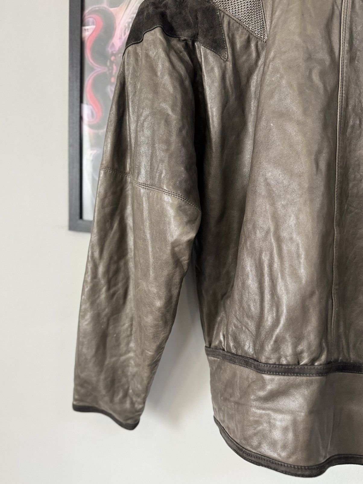 Versace Vintage Gianni Versace 1980s chain shoulder leather jacket Size US S / EU 44-46 / 1 - 18 Thumbnail