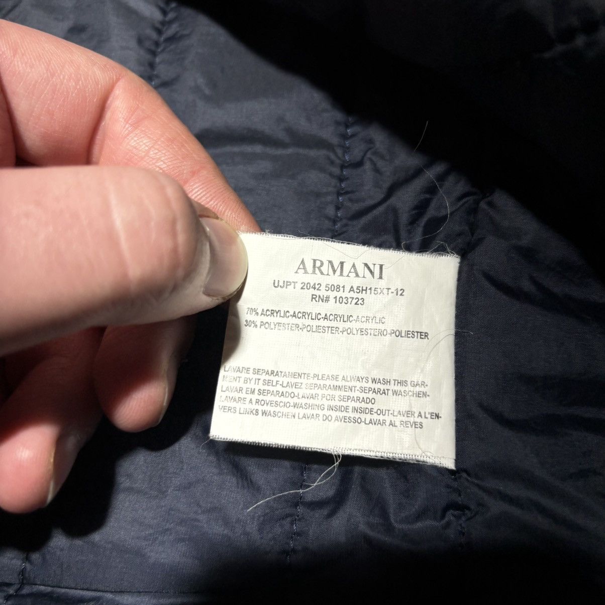 Giorgio Armani Vintage Armani Puffer Jacket Quilt M size Size US M / EU 48-50 / 2 - 5 Thumbnail