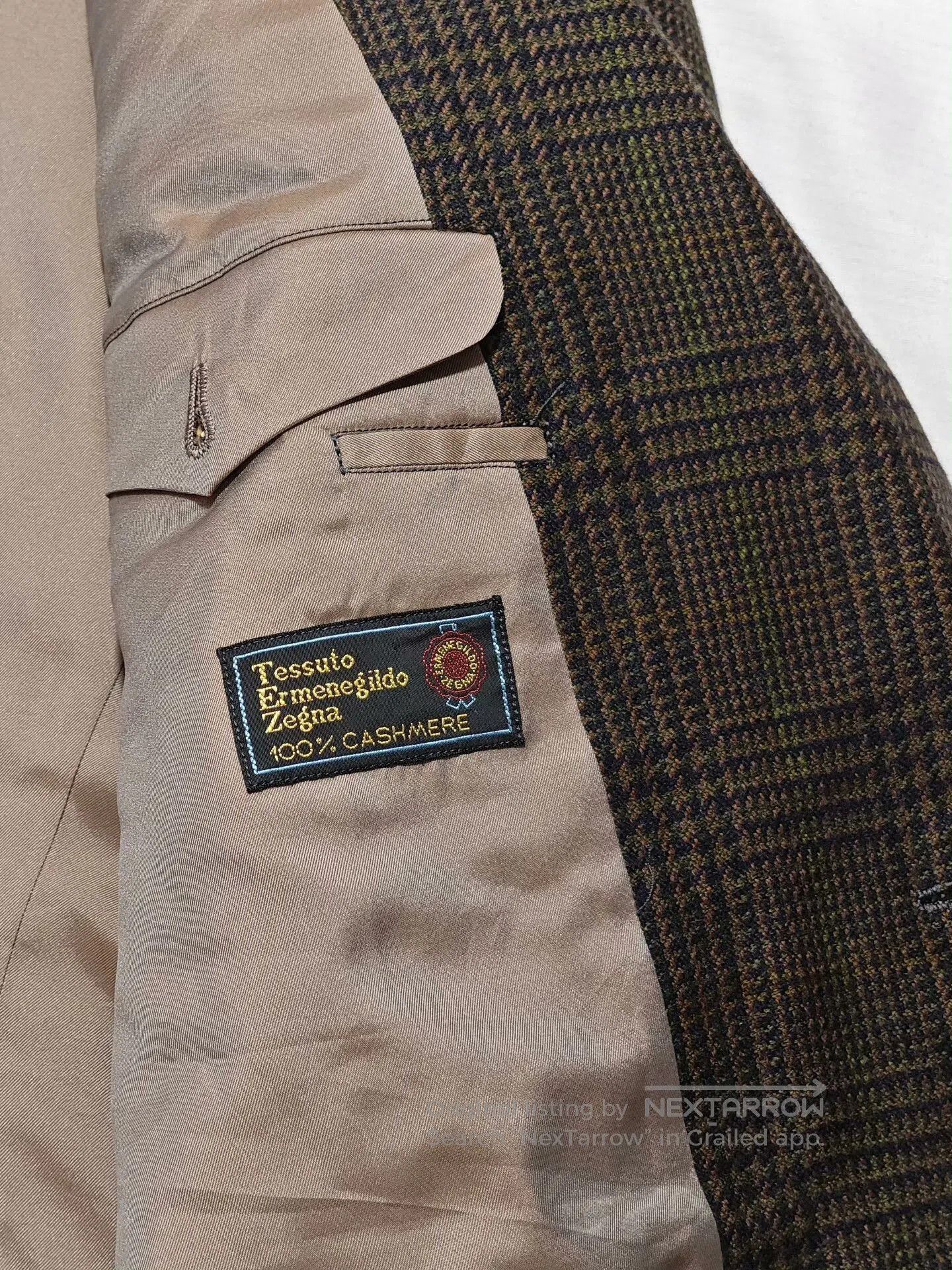 Ermenegildo Zegna Custom Zegna Cashmere-Mix Suit Jacket. Size US L / EU 52-54 / 3 - 7 Thumbnail