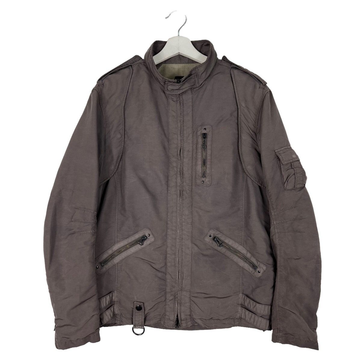 Tete Homme 🔥 TETE HOMME SATIN RIDER MOTO JACKET Size US L / EU 52-54 / 3 - 1 Thumbnail