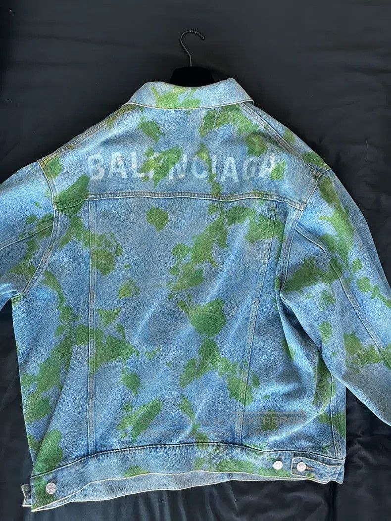 Balenciaga Balenciaga Denim Jacket Size XXS / US 00 / IT 34 - 2 Thumbnail