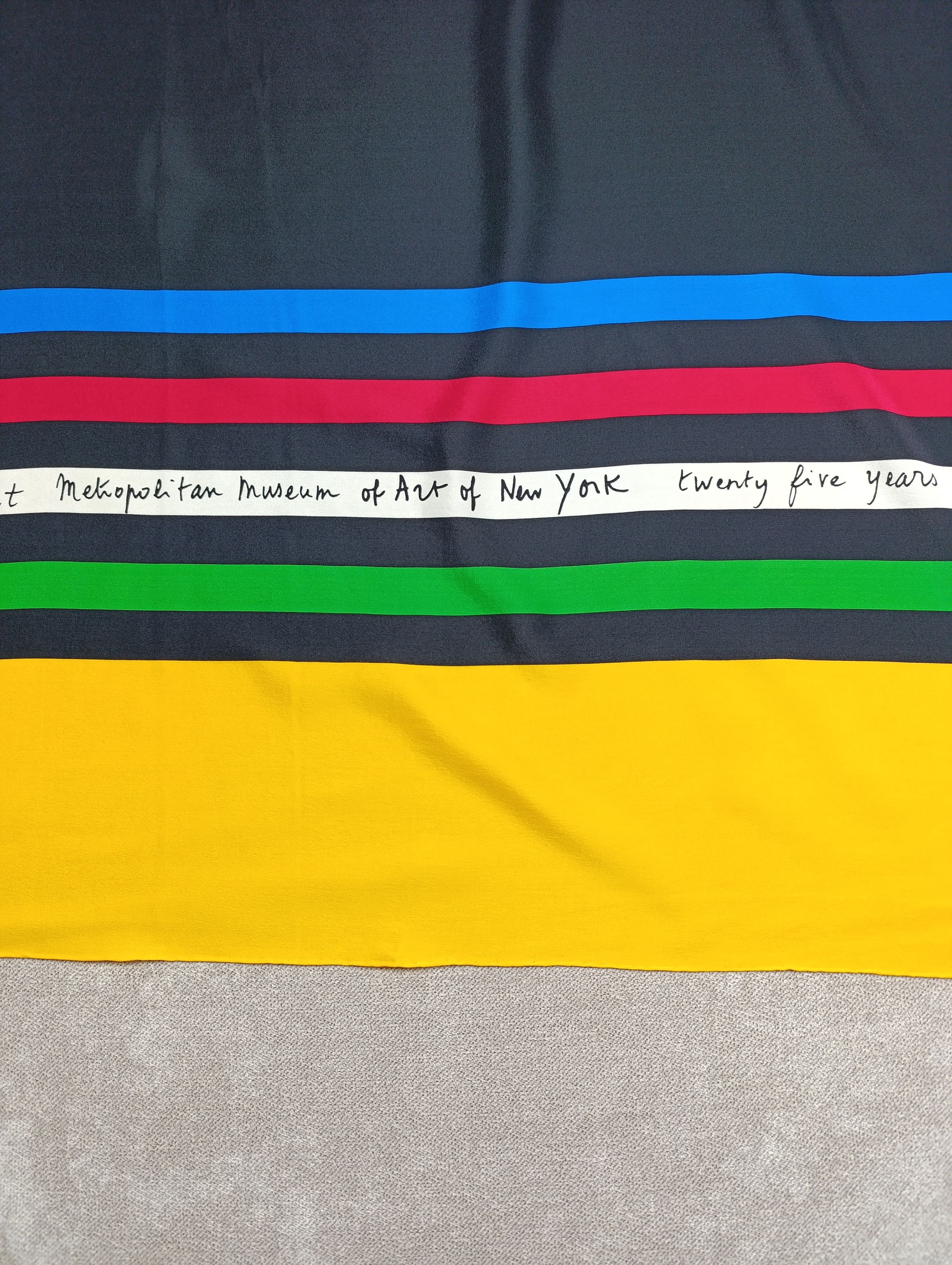 Yves Saint Laurent Yves Saint Laurent Silk Scarf – Metropolitan Museum of Art Size ONE SIZE - 4 Thumbnail