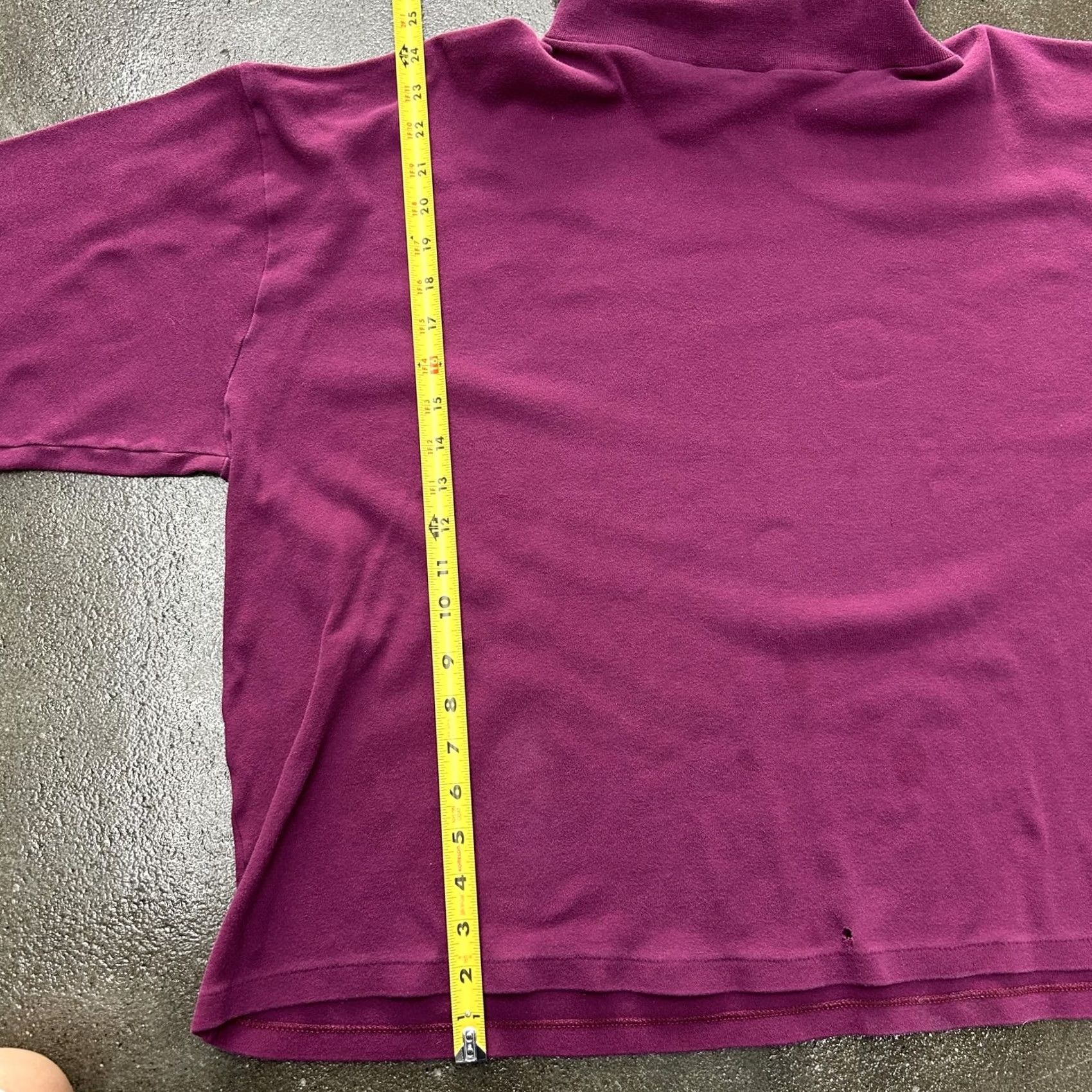 Vintage Harbor Bay Sweatshirt Mens 2XL Purple Mock Neck Long Sleeve Pullover Casual Size US XXL / EU 58 / 5 - 5 Thumbnail