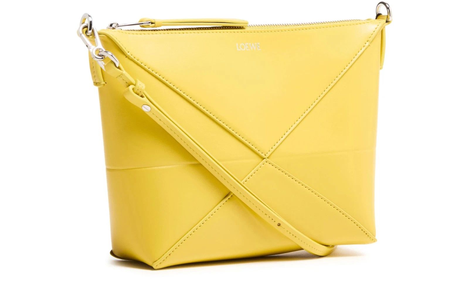 Loewe LOEWE Puzzle Fold $1750 Dandelion Leather Pouch Size ONE SIZE - 2 Thumbnail