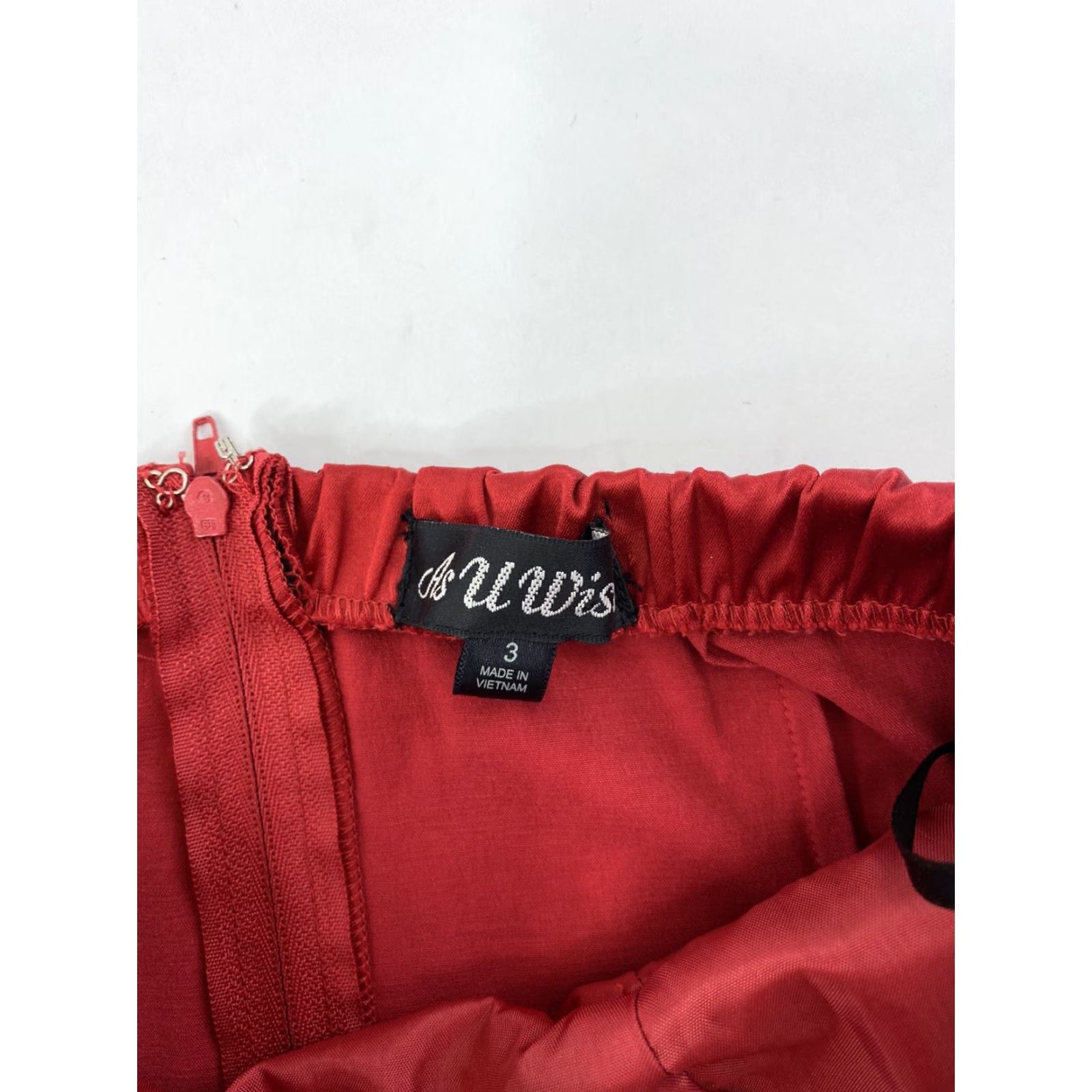 Vintage As You Wish Cocktail Dress Women’s 3 Red NWT Size XS / US 0-2 / IT 36-38 - 3 Thumbnail