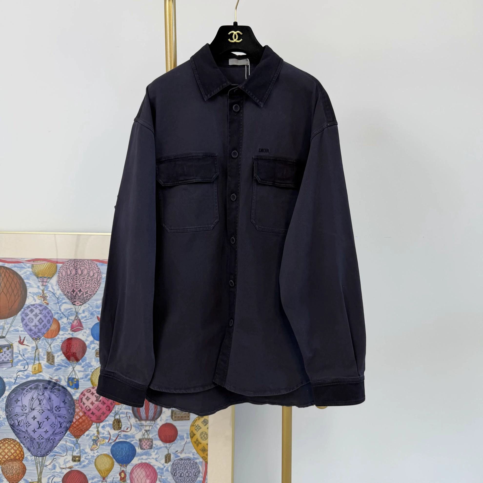 Dior Dior deep blue denim jacket size 46 0420 Size US S / EU 44-46 / 1 - 1 Thumbnail