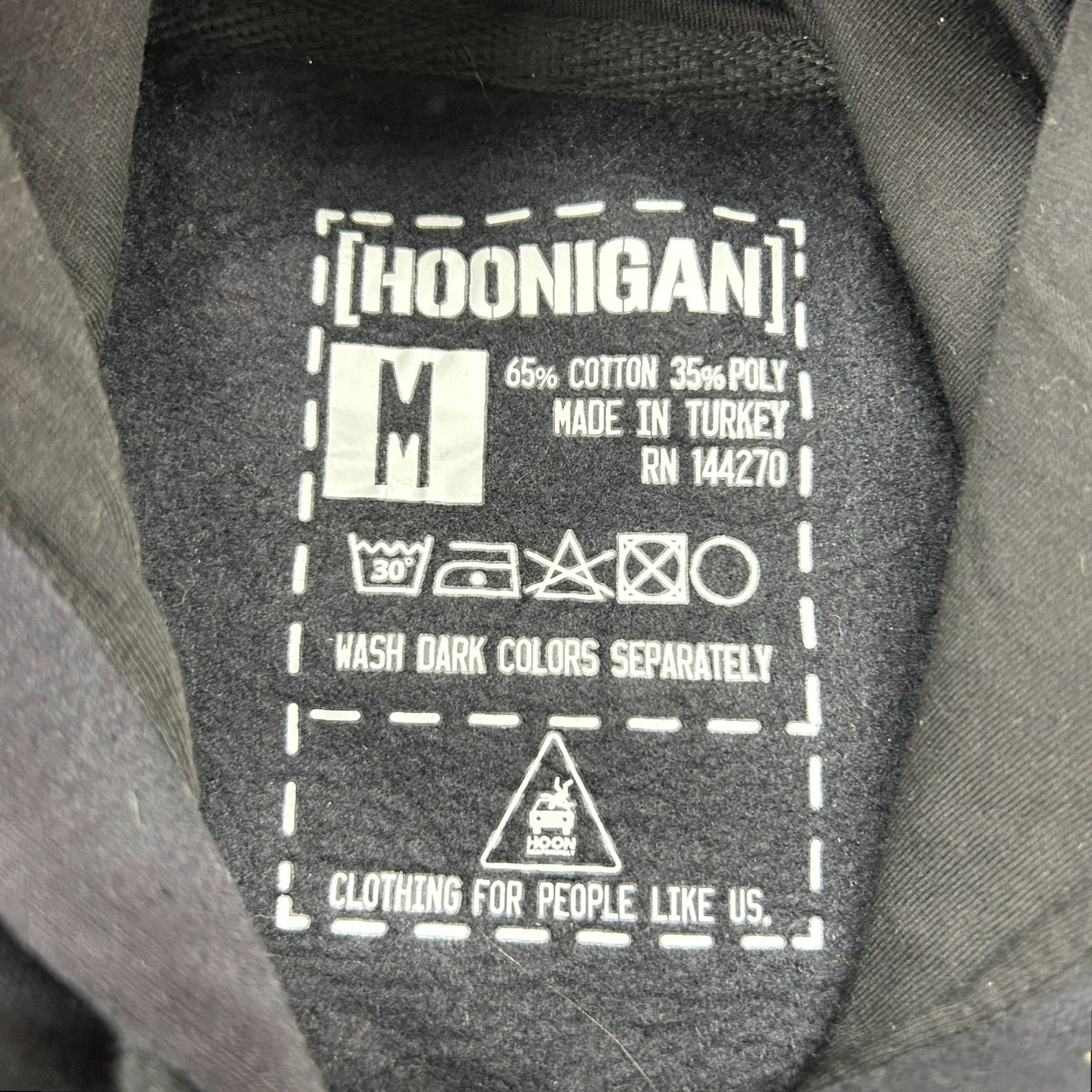 Industrie Hoonigan Hoodie Mens M Black Pullover Cars Drifting Cotton Fleece Logo Heavyweight Hooded Winter Fall Regular Mens Size US M / EU 48-50 / 2 - 4 Thumbnail