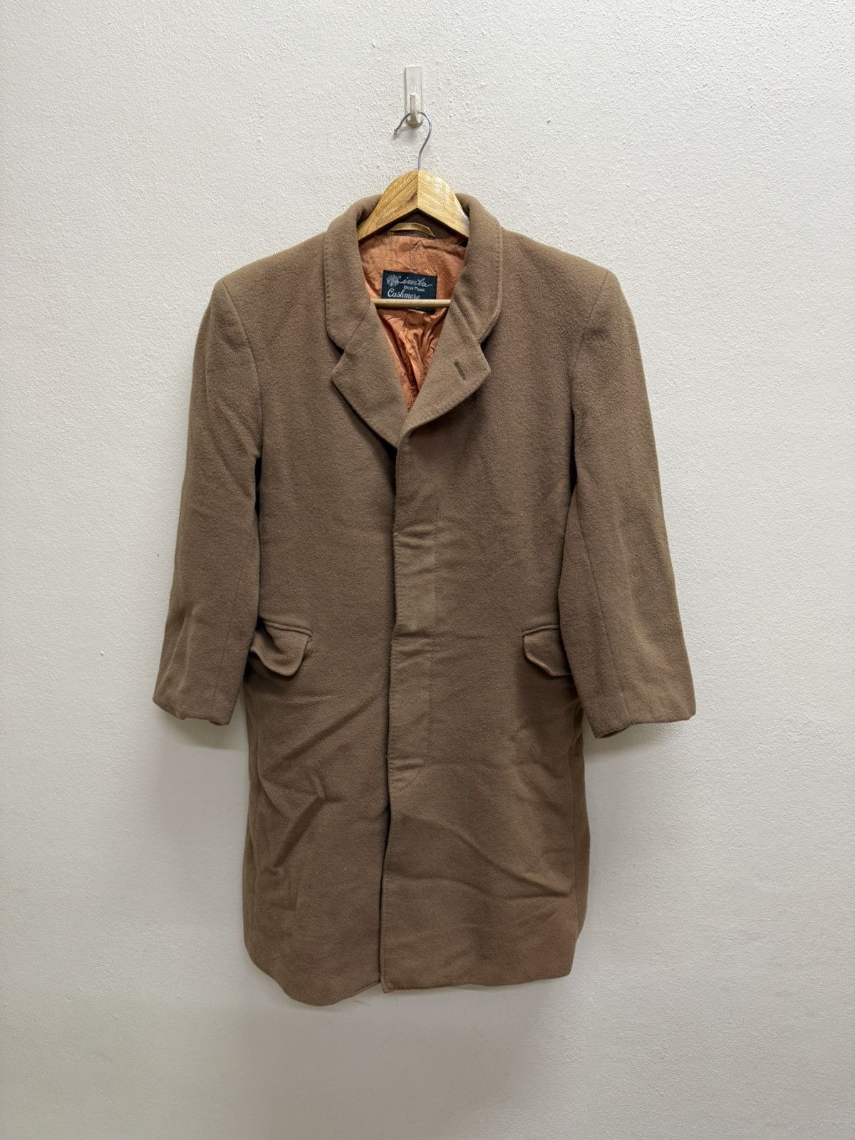 Vintage Cashmere & Wool Long Coat Jacket Size US M / EU 48-50 / 2 - 15 Thumbnail