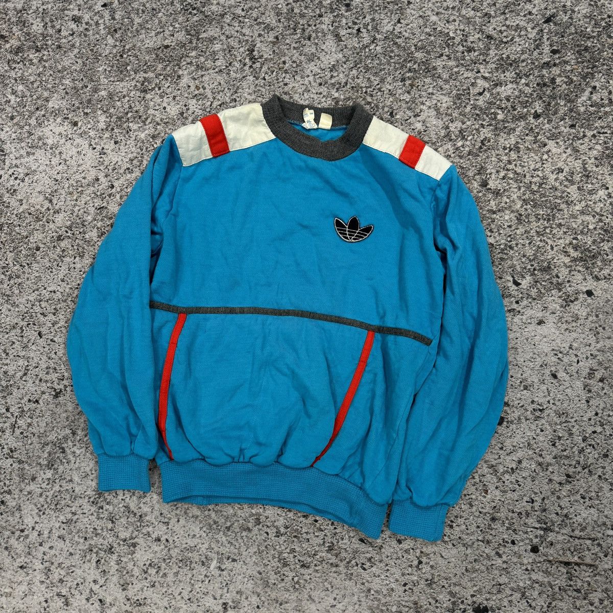 Adidas Vintage 70s 80s Adidas Ventex Jumper Sweatshirt Crewneck Size US L / EU 52-54 / 3 - 7 Thumbnail