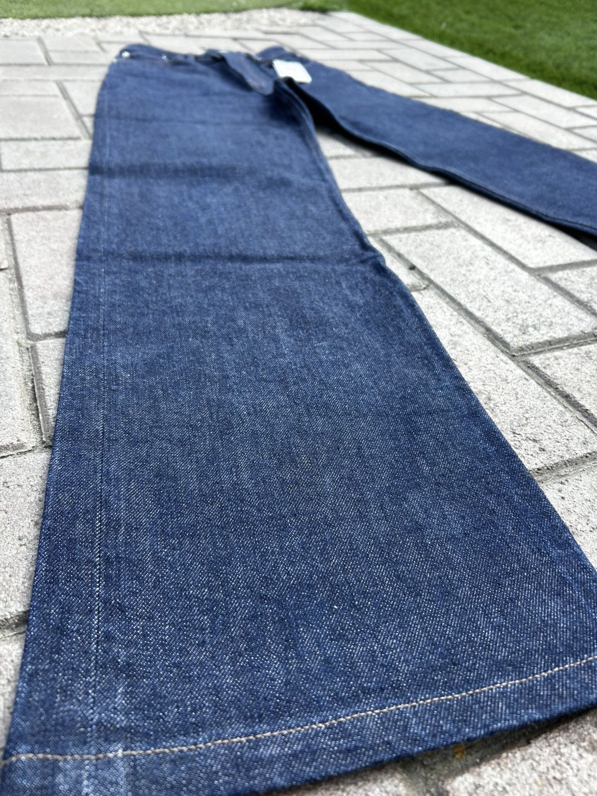 Designer × Japanese Brand × Maison Kitsune Maison Kitsune Raw Japanese Indigo Jeans Size US 28 / EU 44 - 2 Thumbnail